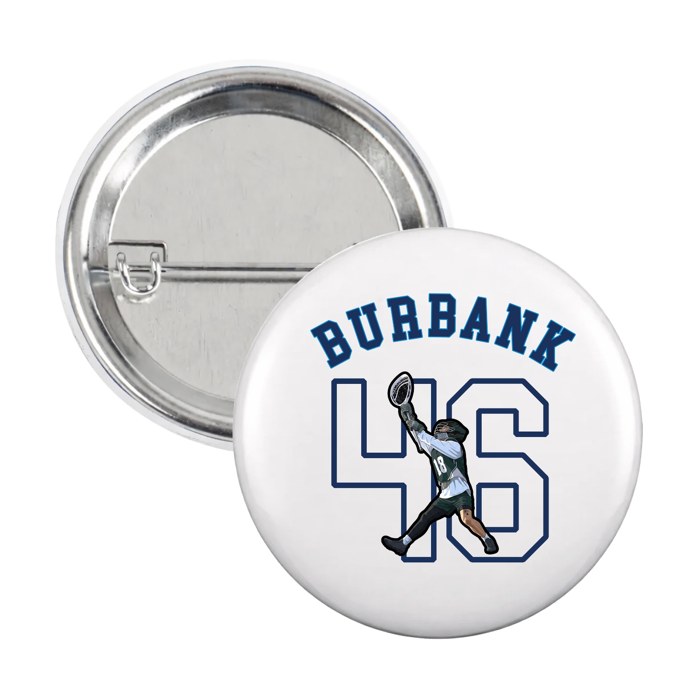Game Day Button — Shirsey Arch in White