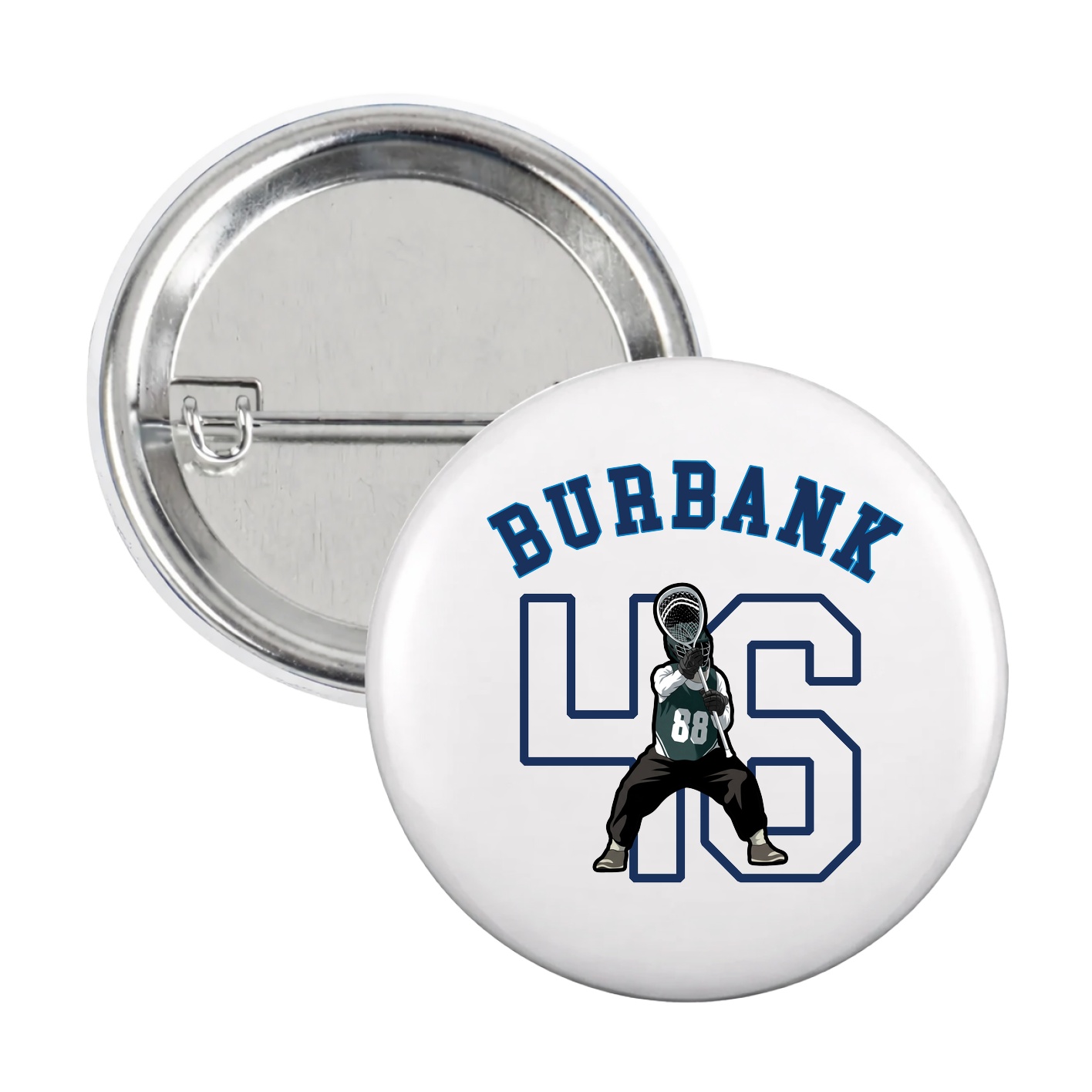 Game Day Button — Shirsey Arch in White