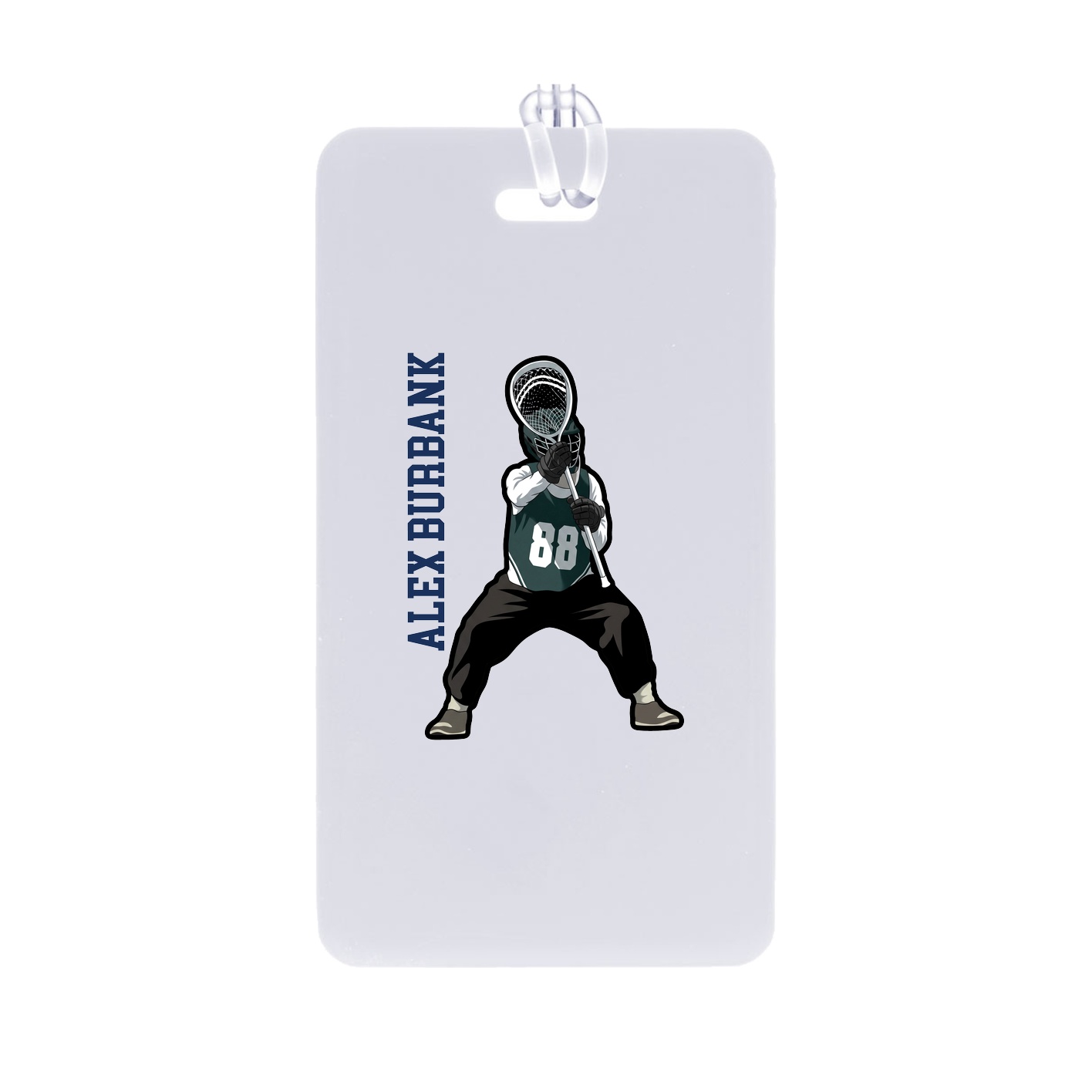 Bag Tag — Name Vertical in Classic
