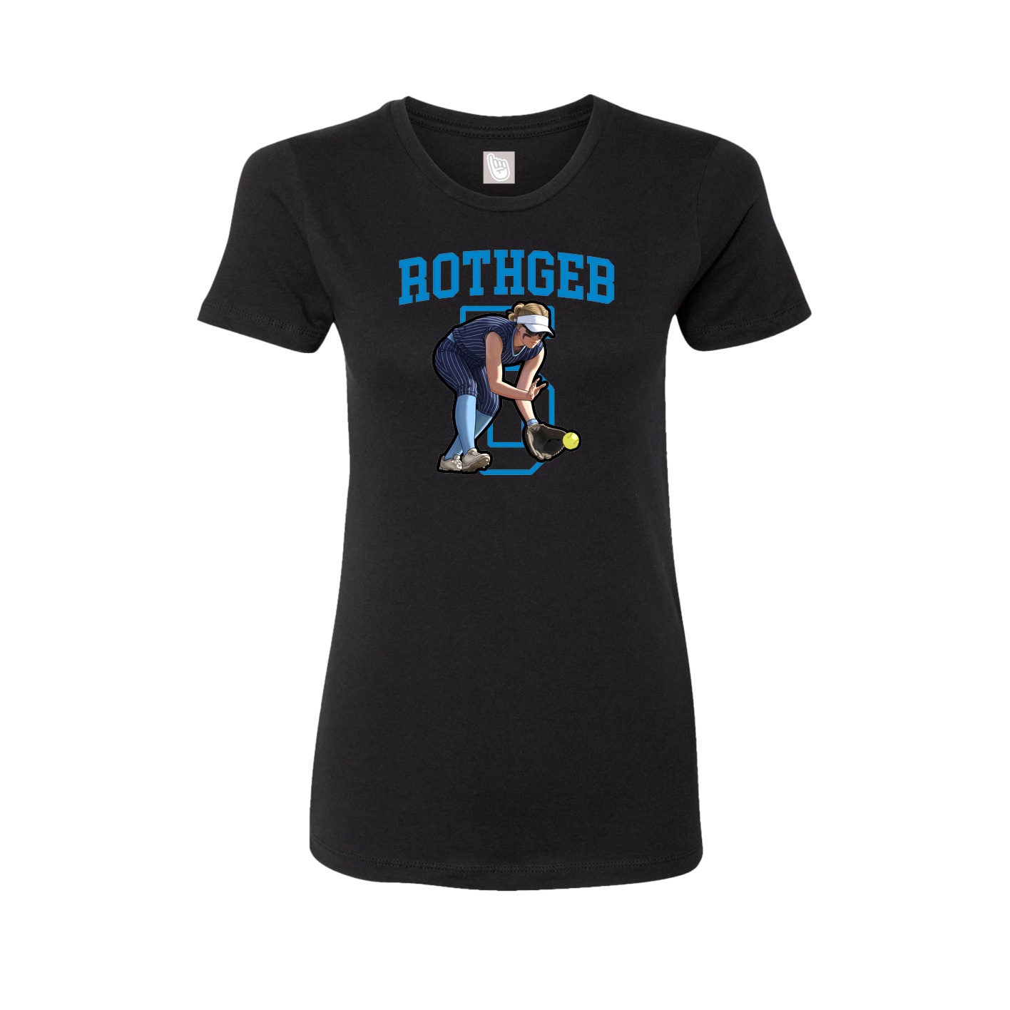 Fitted Women's Tee — Shirsey in Black
