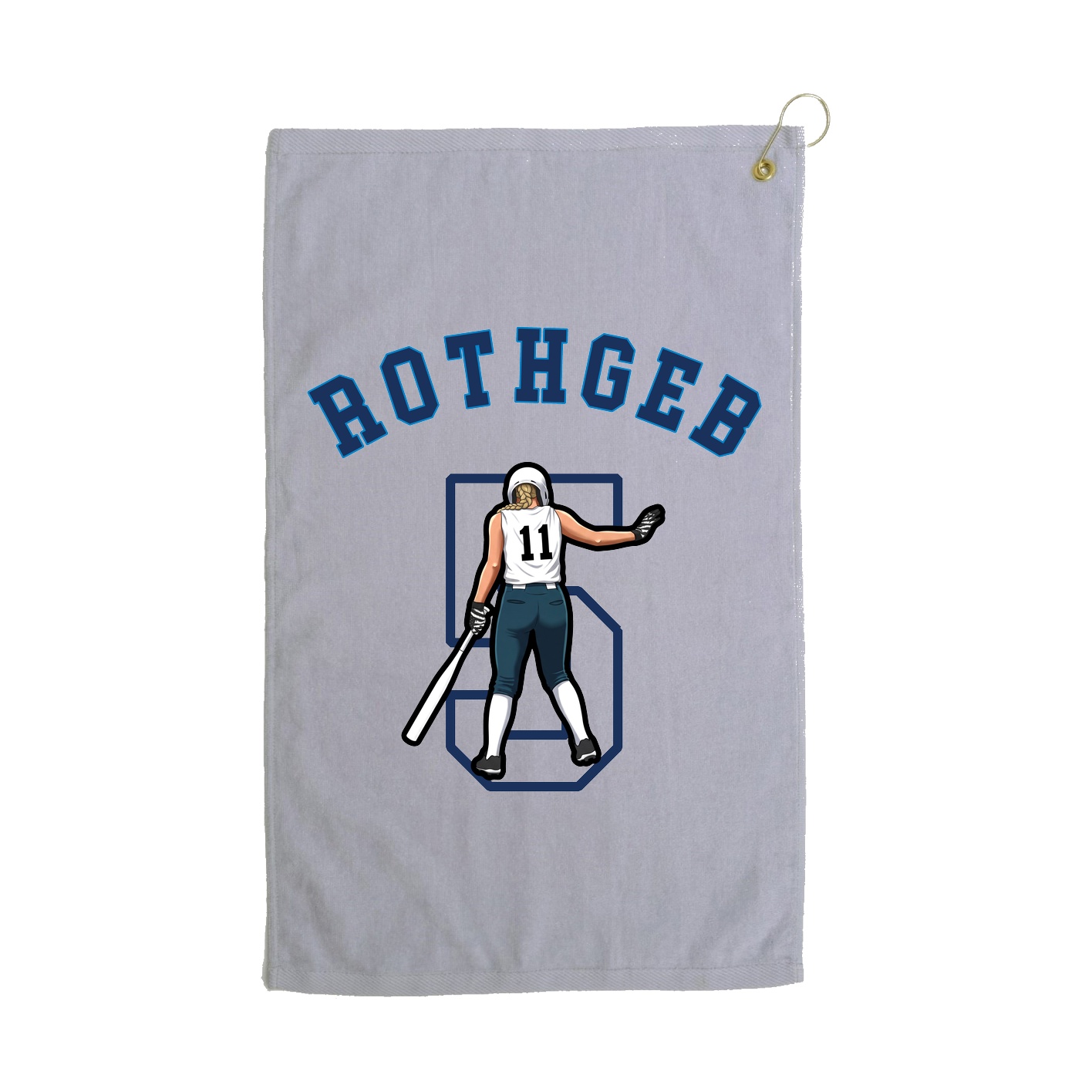 Golf Towel — Shirsey Arch in Grey