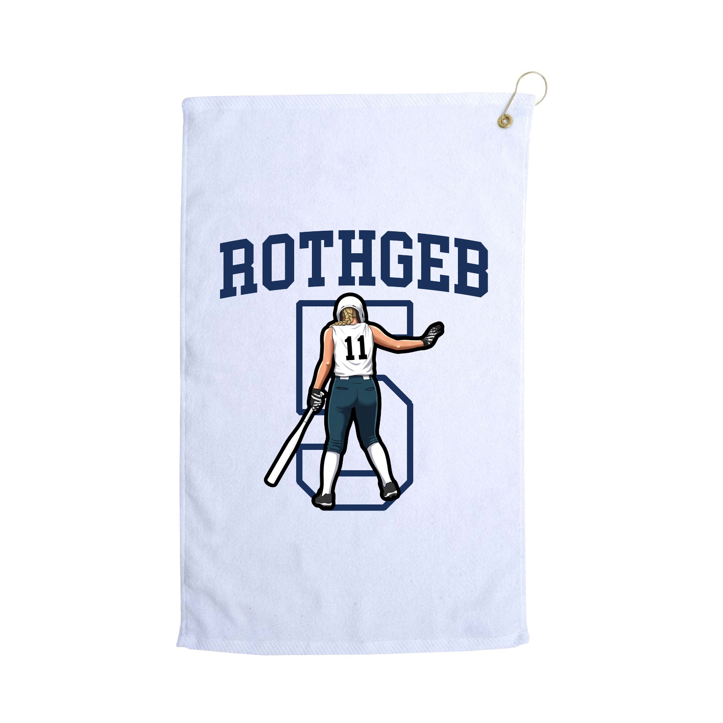 Golf Towel — Shirsey in White