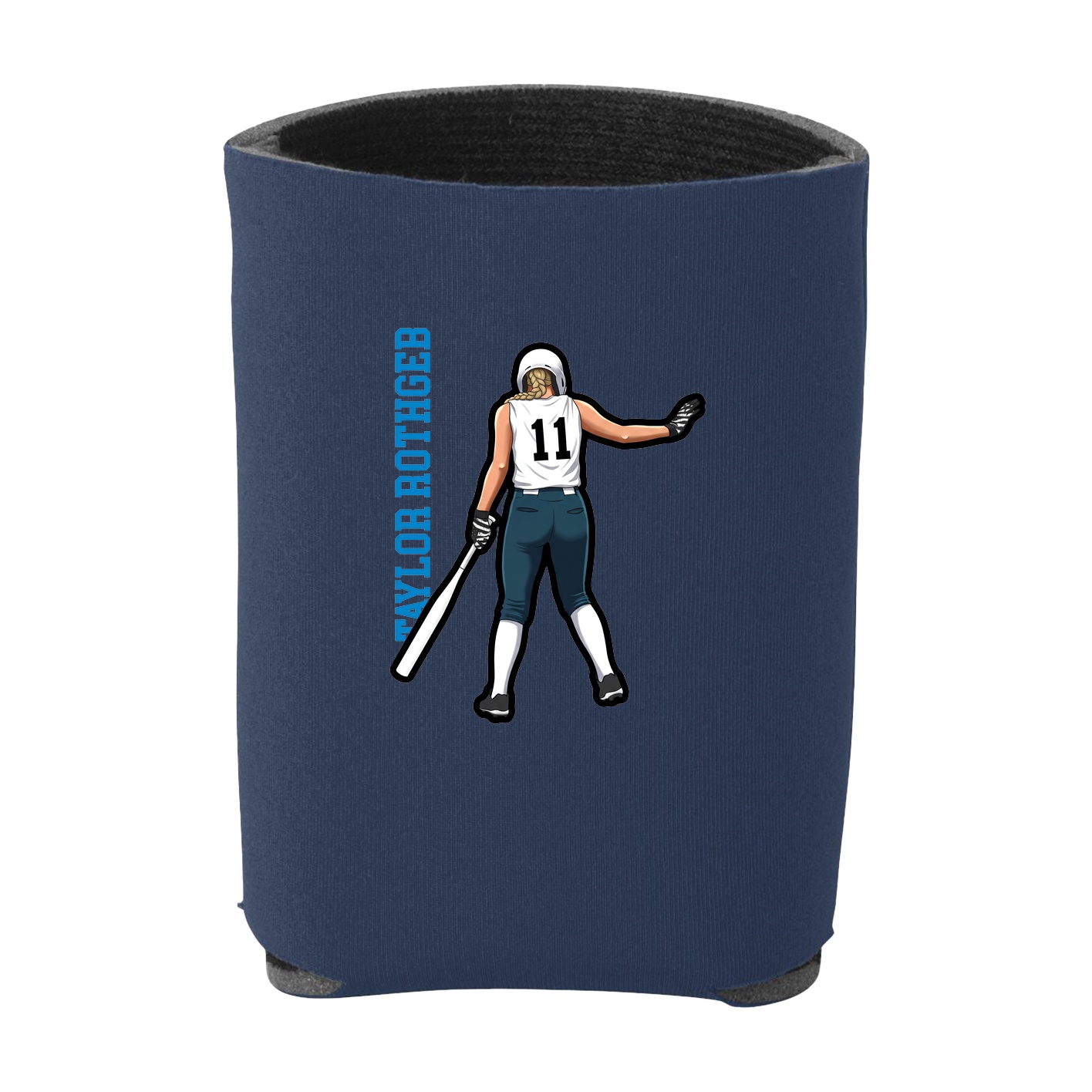 Can Holder — Name Vertical in Navy