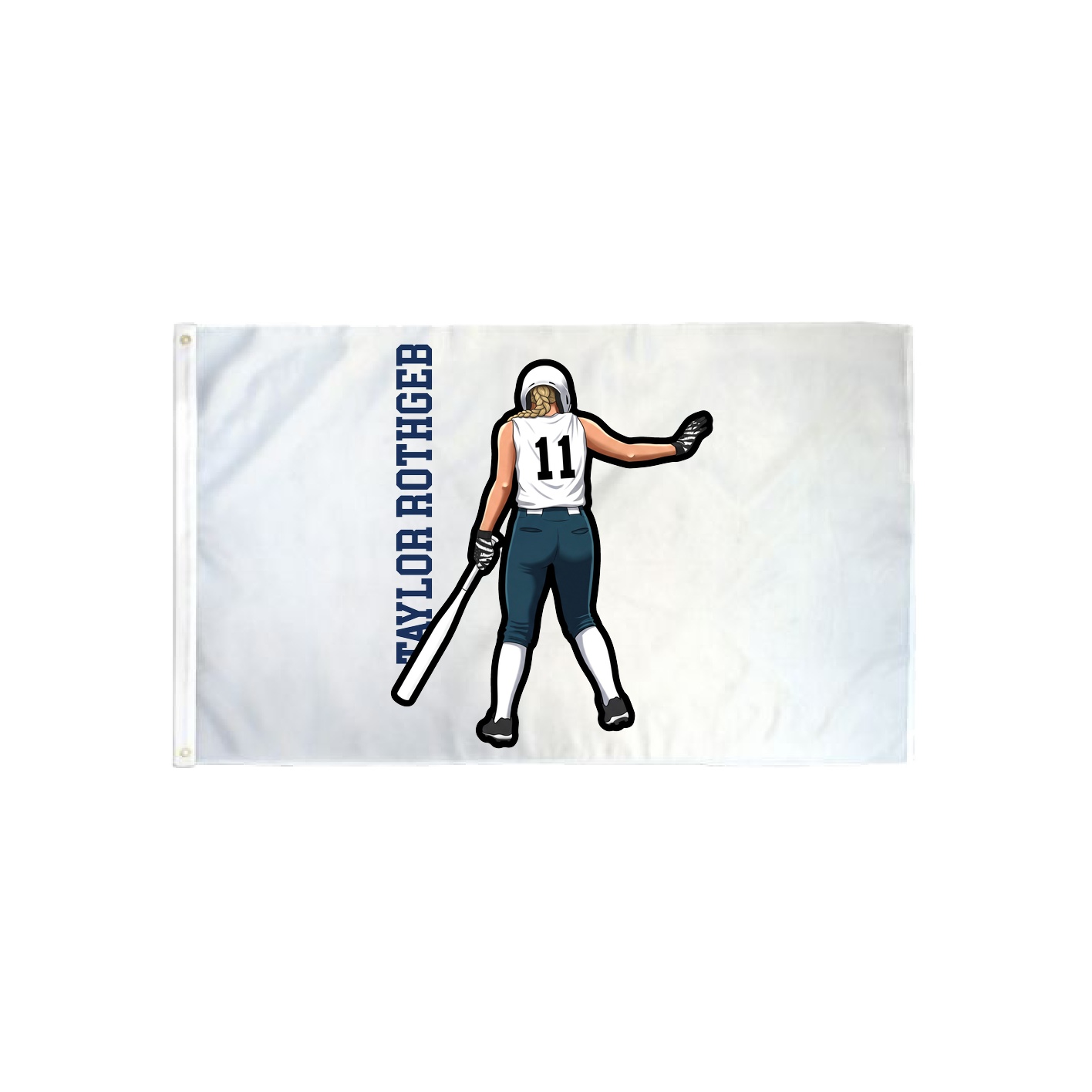 3x5 Flag — Name Vertical in Classic