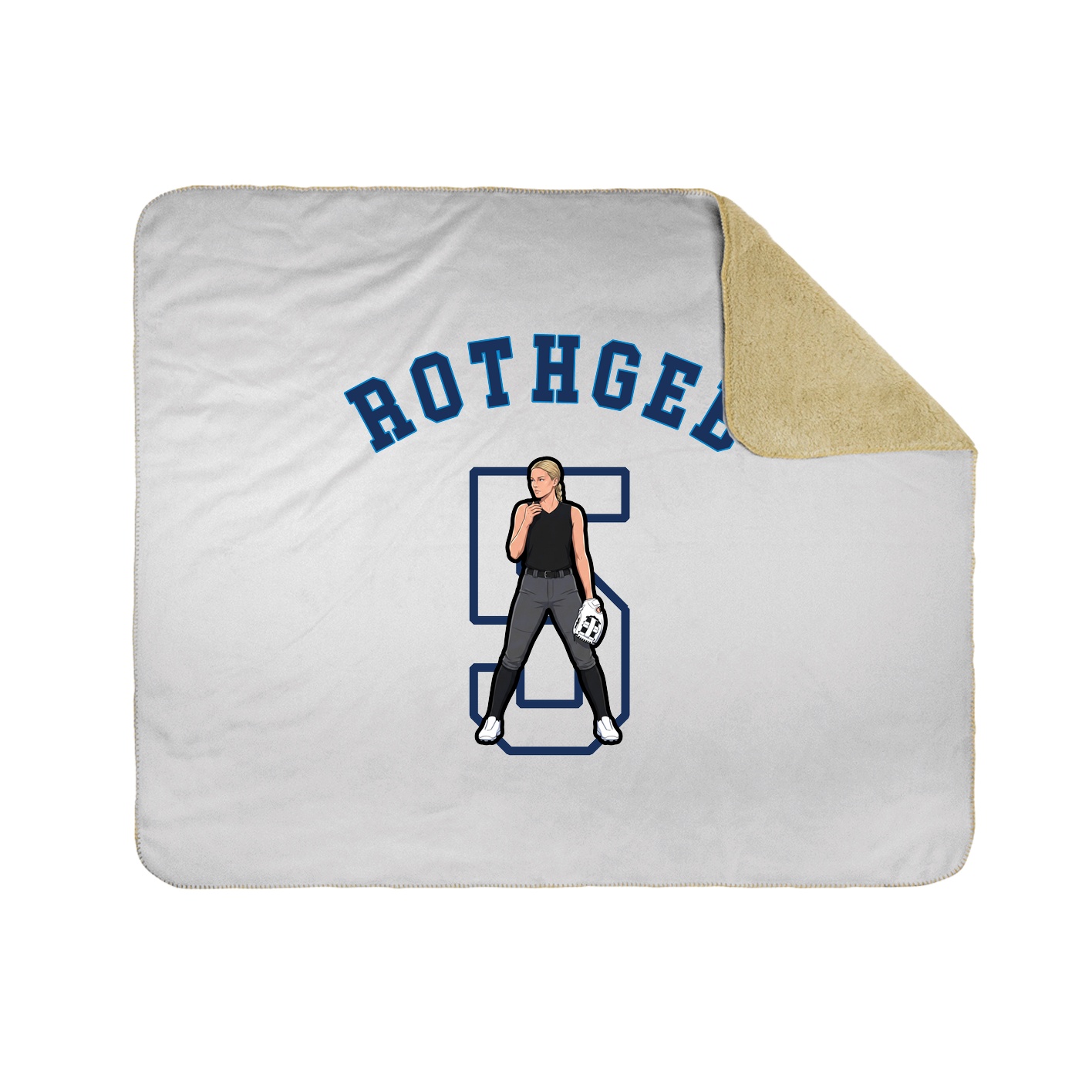 Throw Blanket — Shirsey Arch in White
