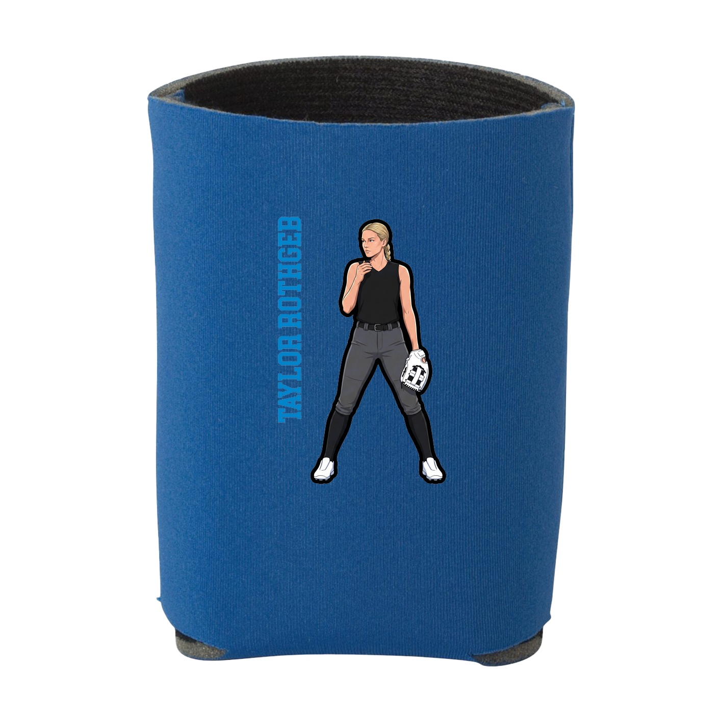 Can Holder — Name Vertical in Royal