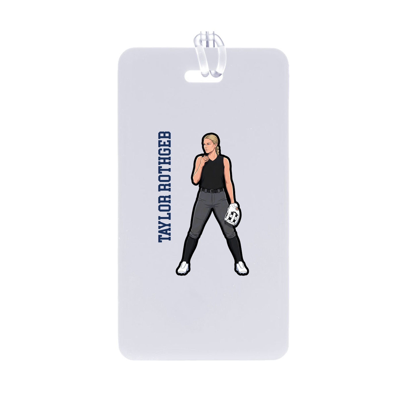 Bag Tag — Name Vertical in Classic