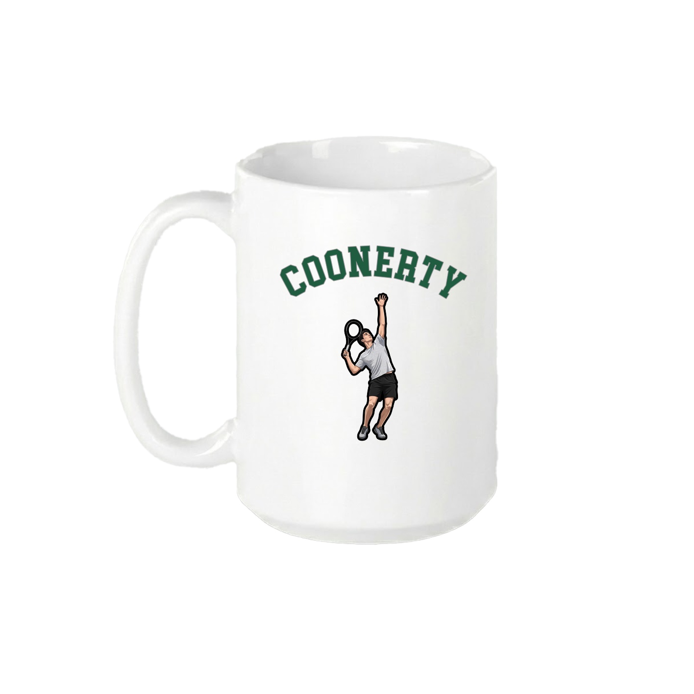 15oz Coffee Mug — Shirsey Arch in White