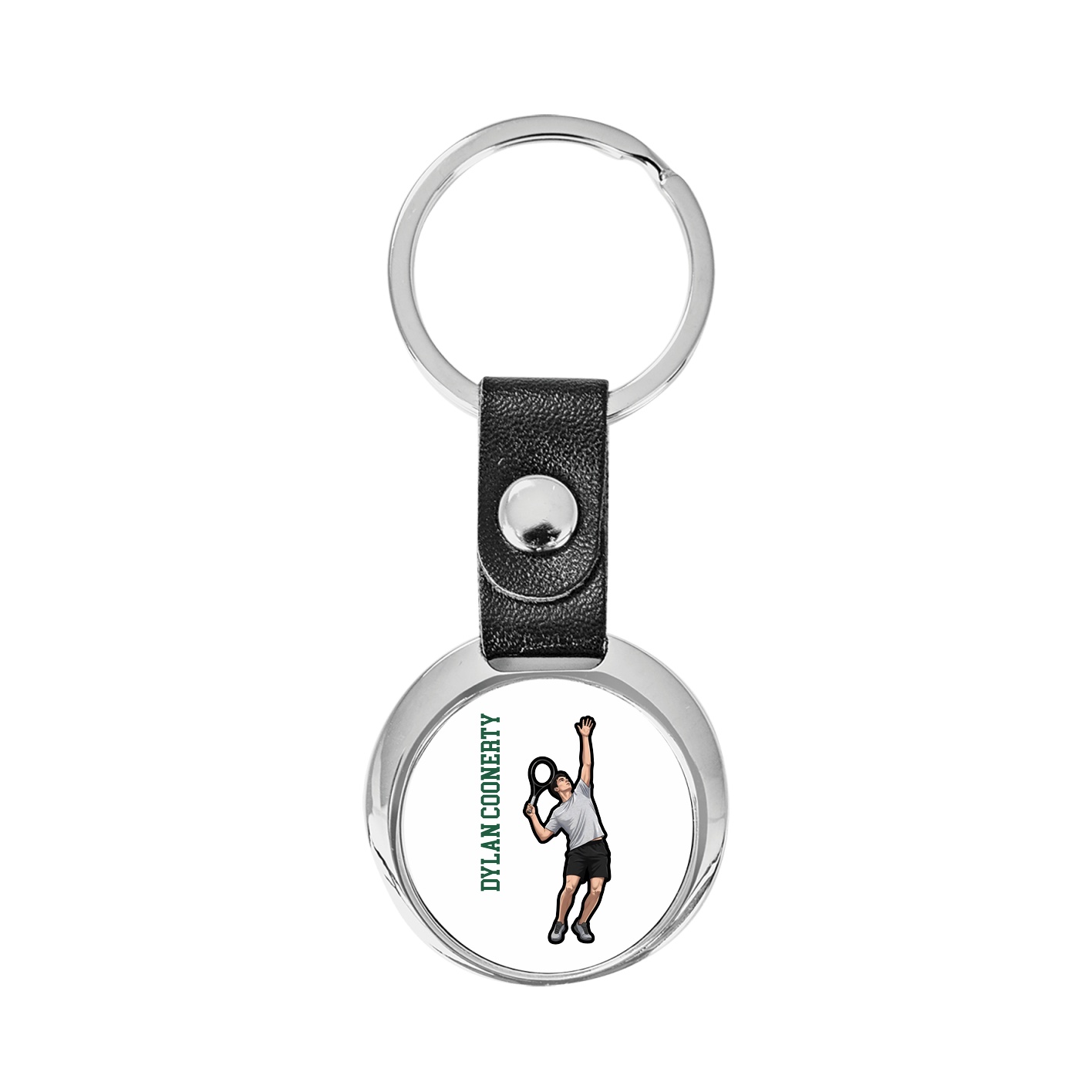 Key Chain — Name Vertical in Classic