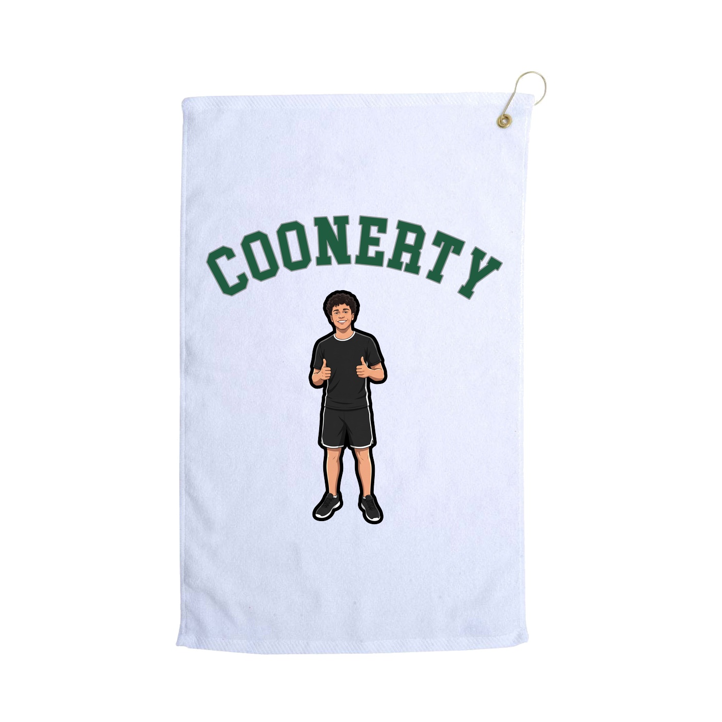 Golf Towel — Shirsey Arch in White