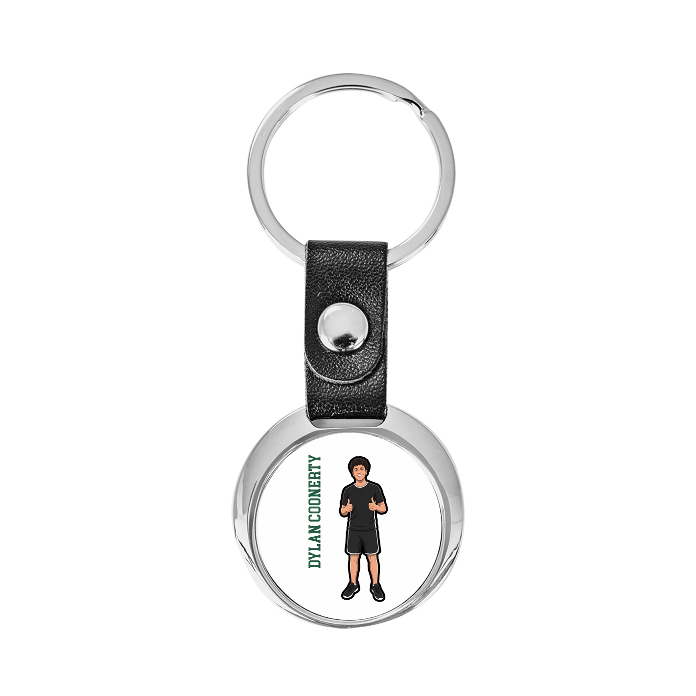 Key Chain — Name Vertical in Classic