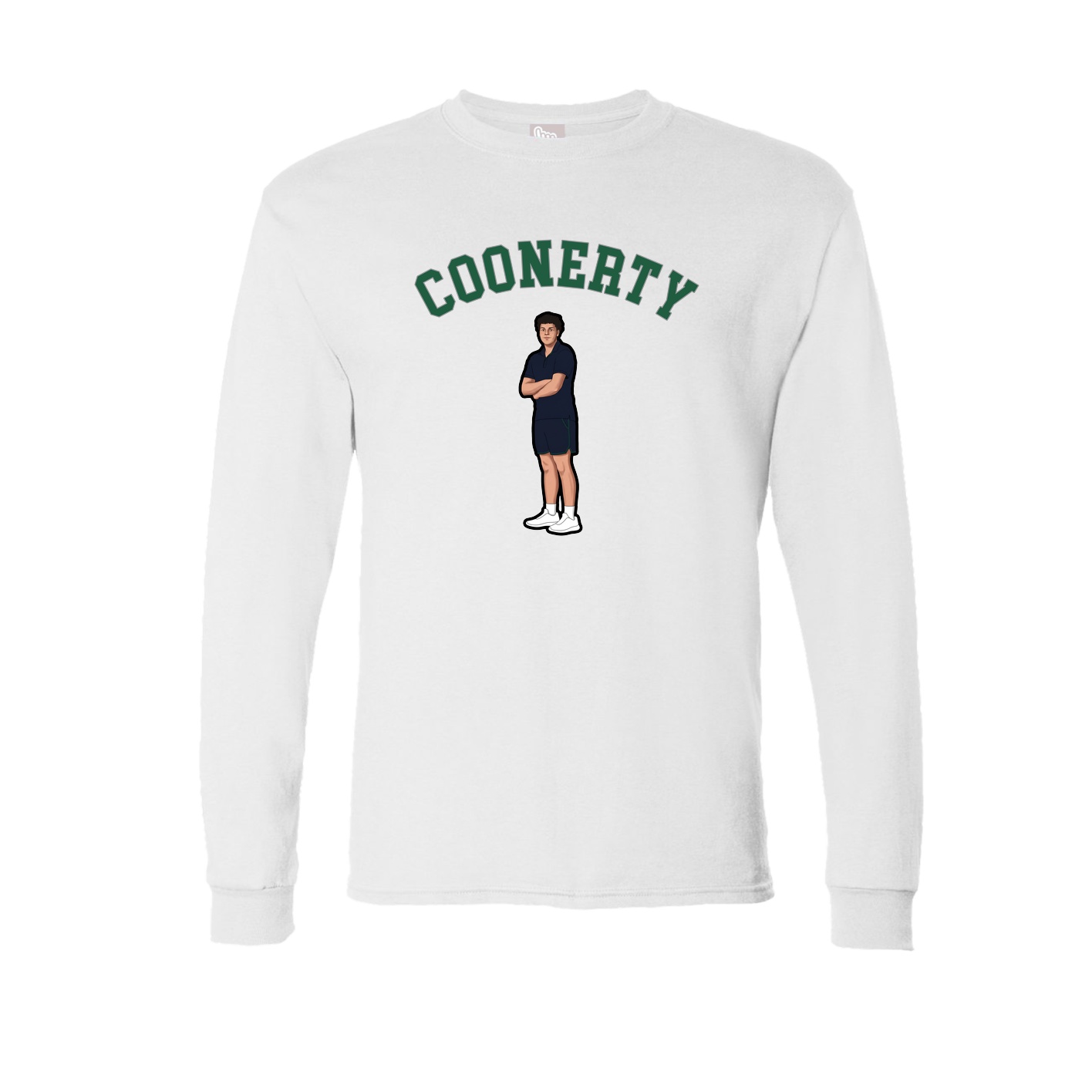 Long Sleeve Tee — Shirsey Arch in White
