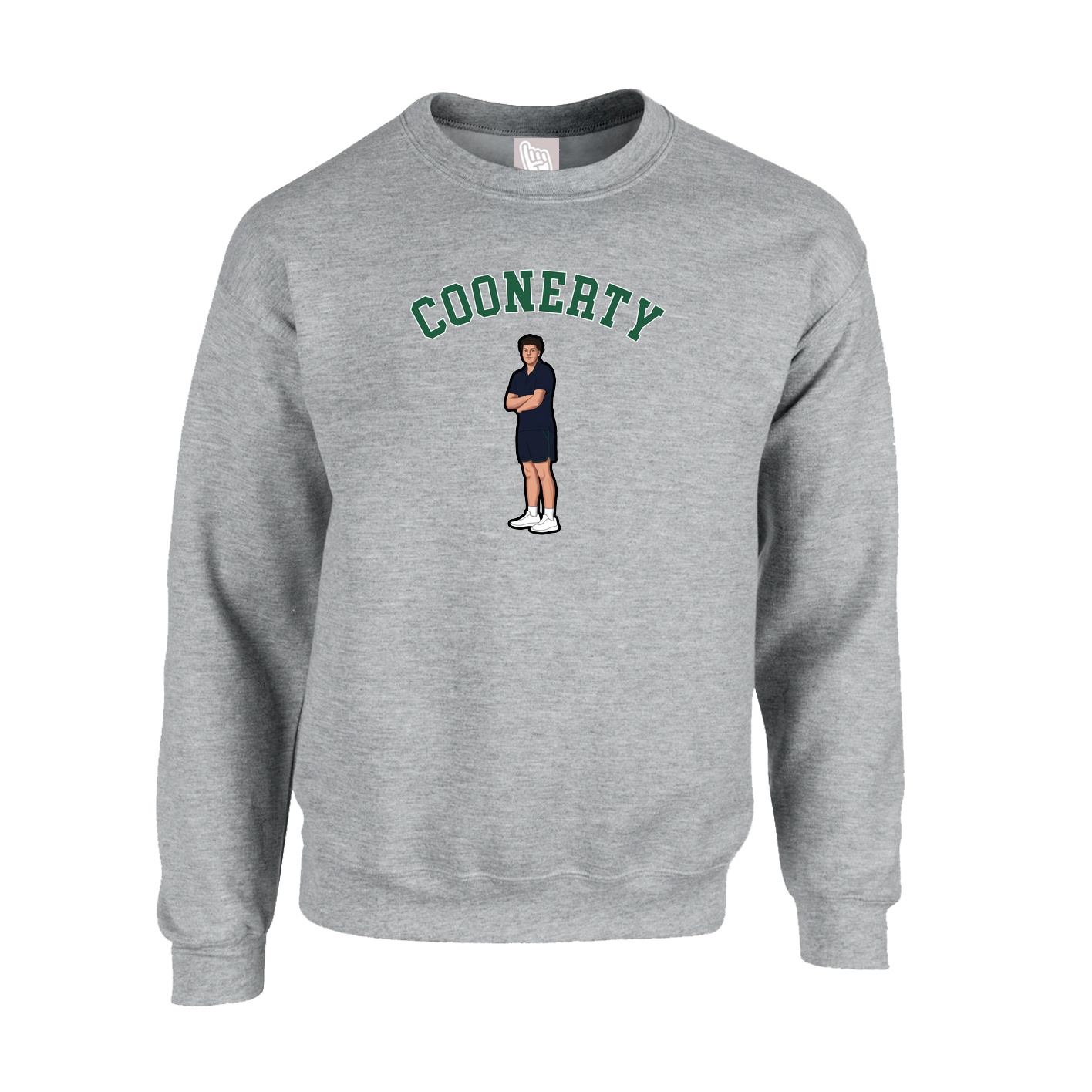 Fleece Crew — Shirsey Arch in Grey