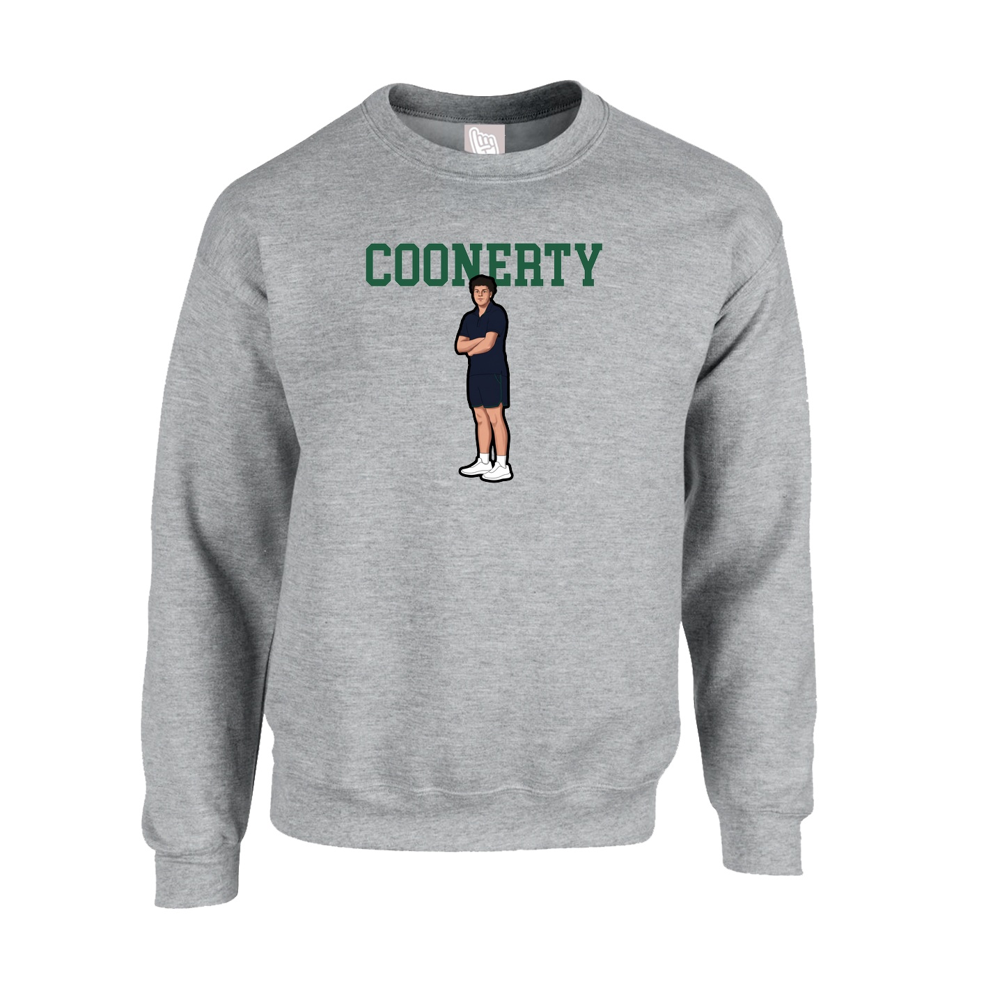 Fleece Crew — Shirsey in Grey