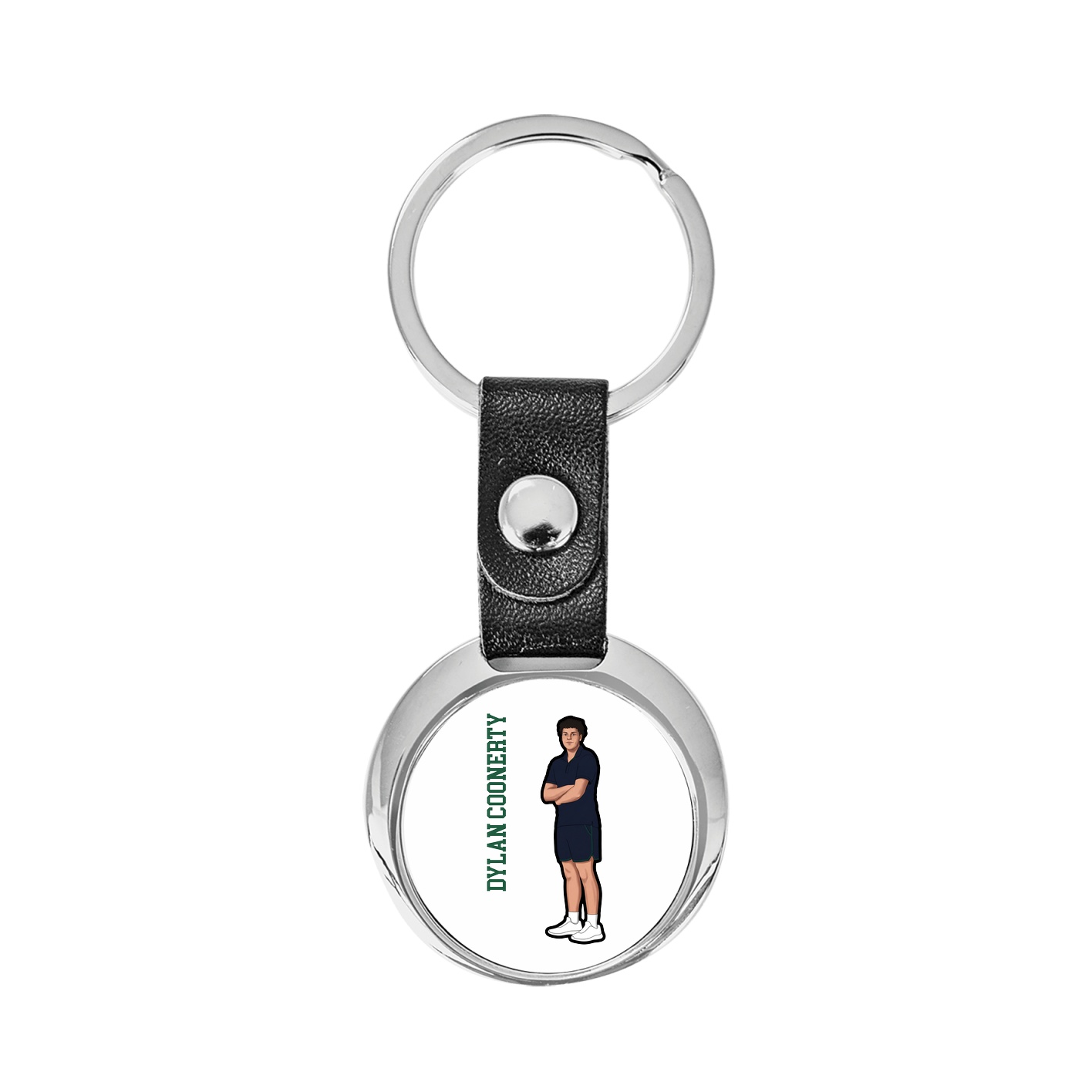 Key Chain — Name Vertical in Classic