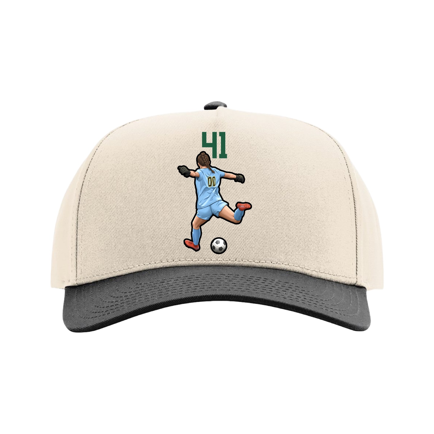 Full Fabric Five-Panel Champ Cap