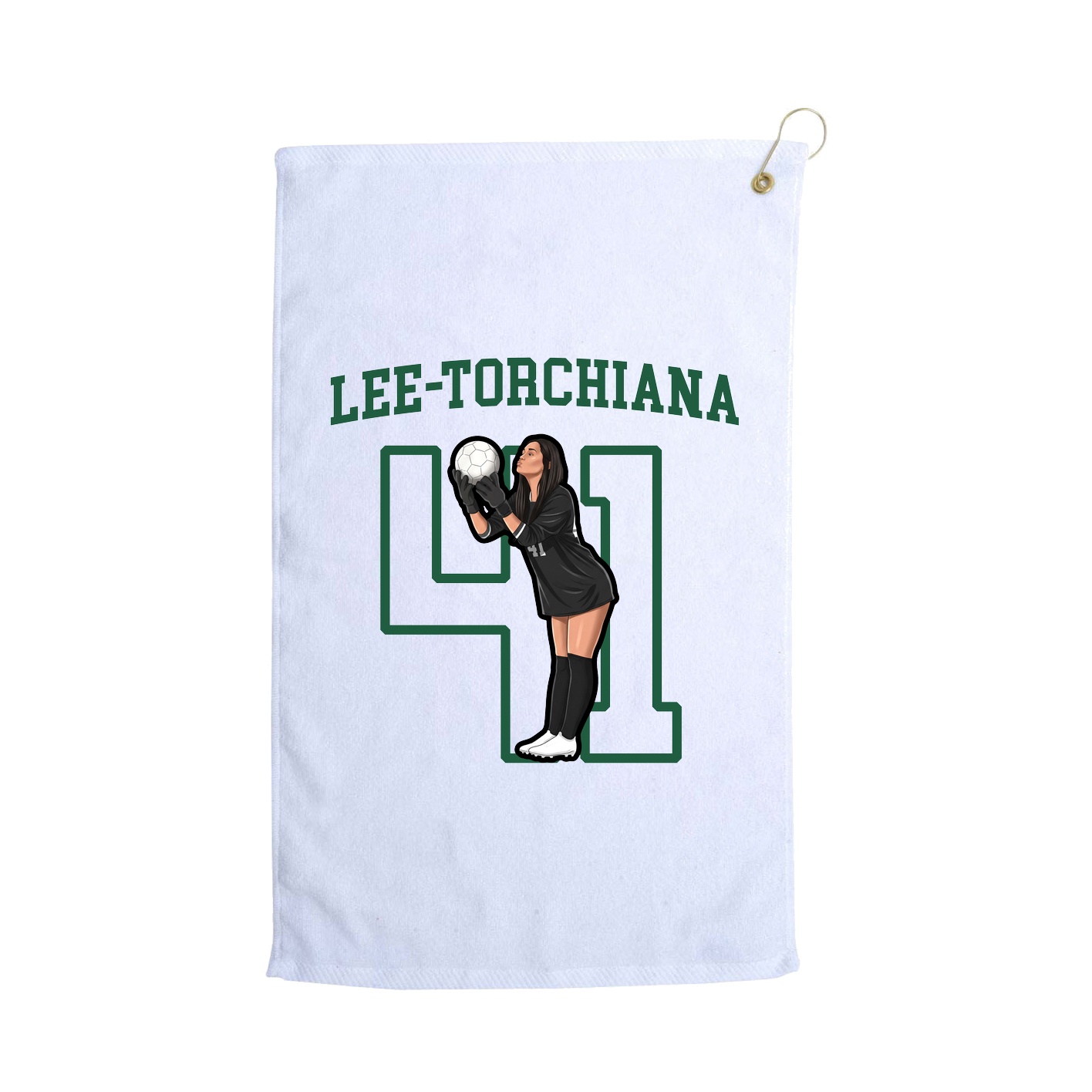 Golf Towel — Shirsey in White