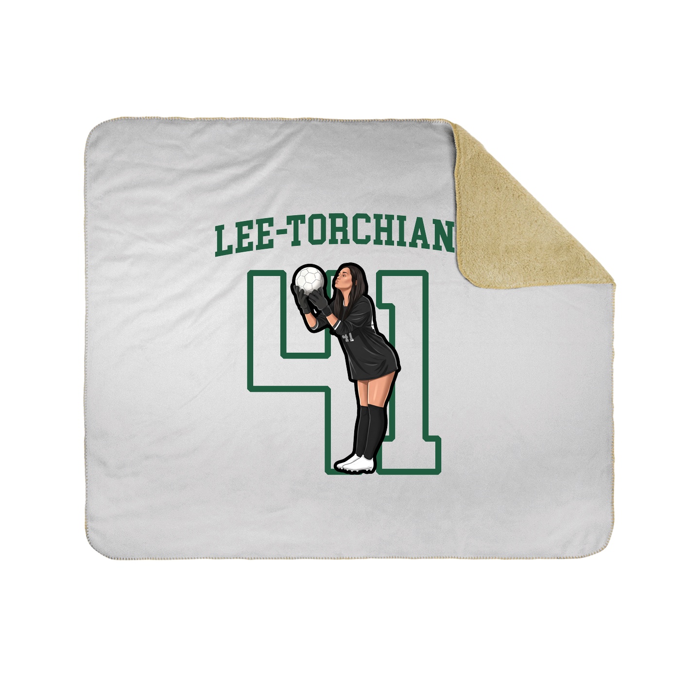 Throw Blanket — Shirsey in White