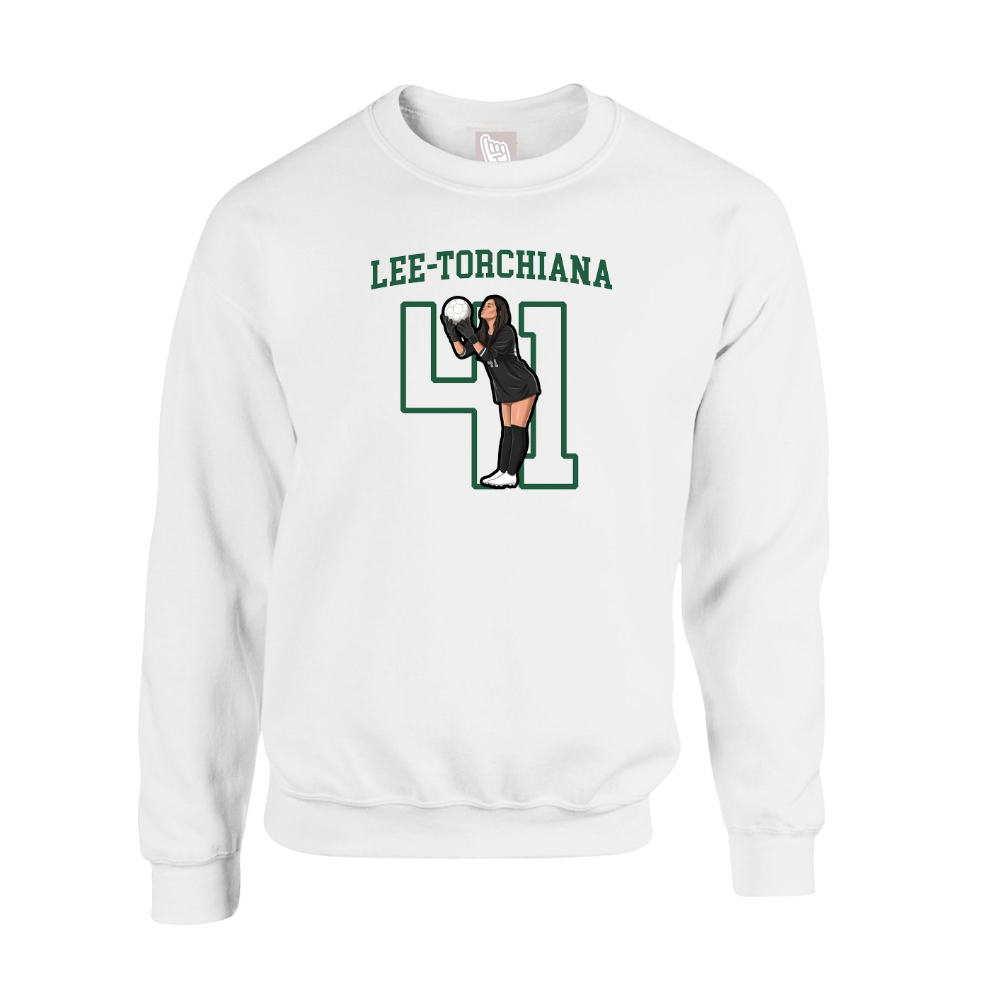 Fleece Crew — Shirsey in White