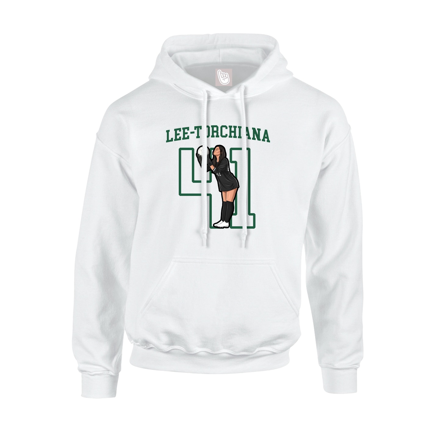 Youth Hoodie — Shirsey in White