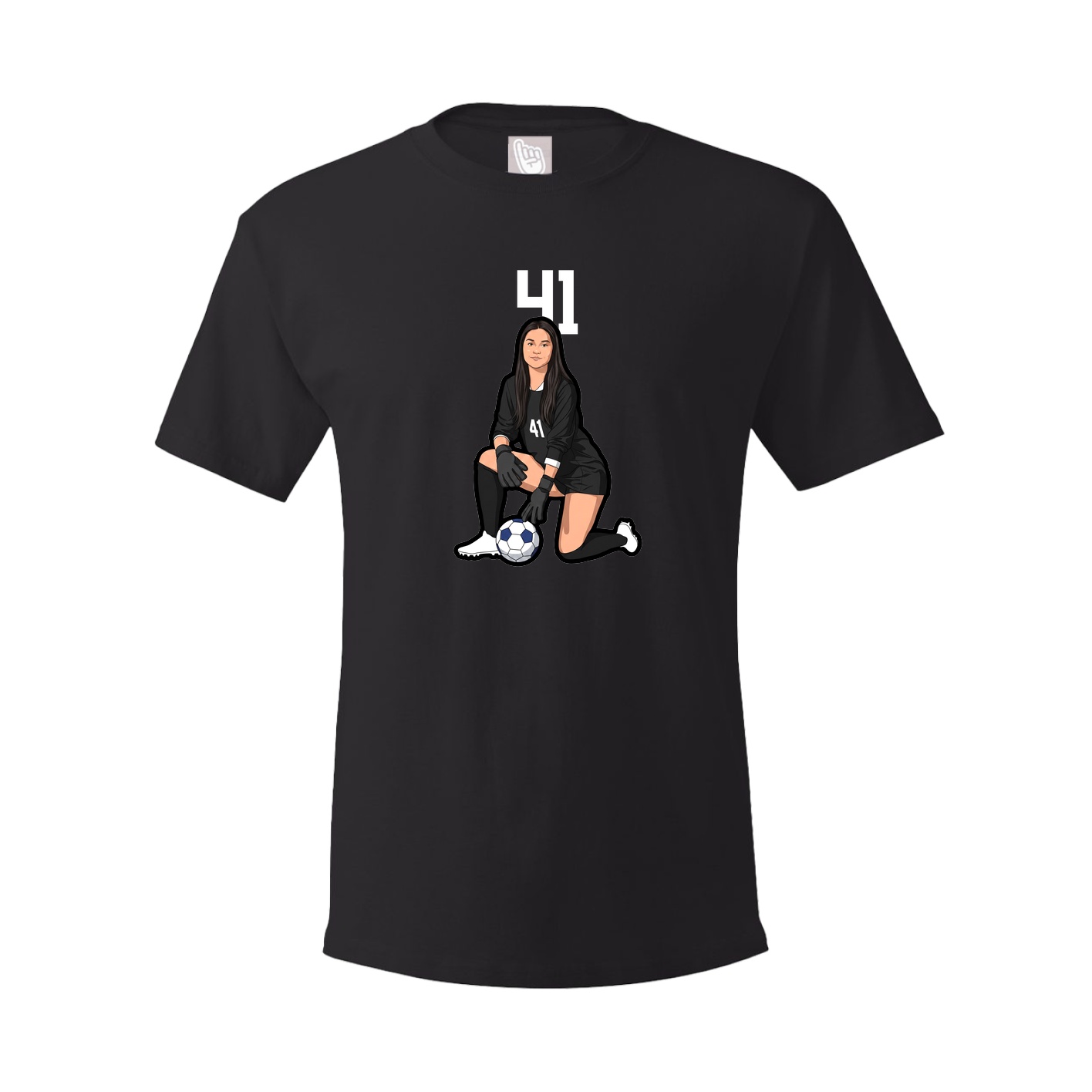 Tee — Number Top in Black