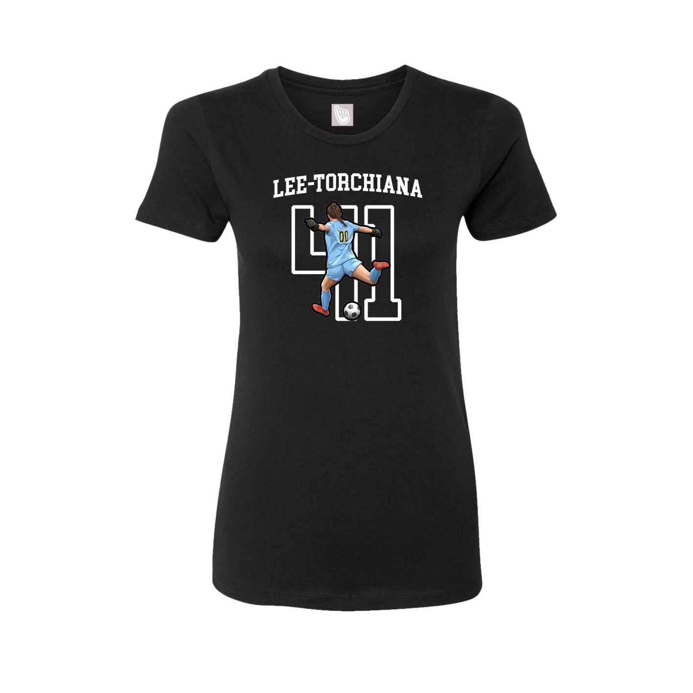 Fitted Women's Tee — Shirsey in Black