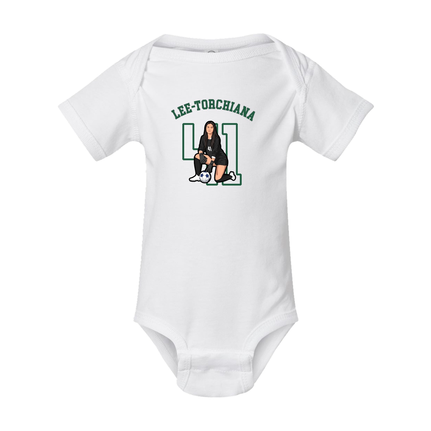 Baby Onesie — Shirsey Arch in White