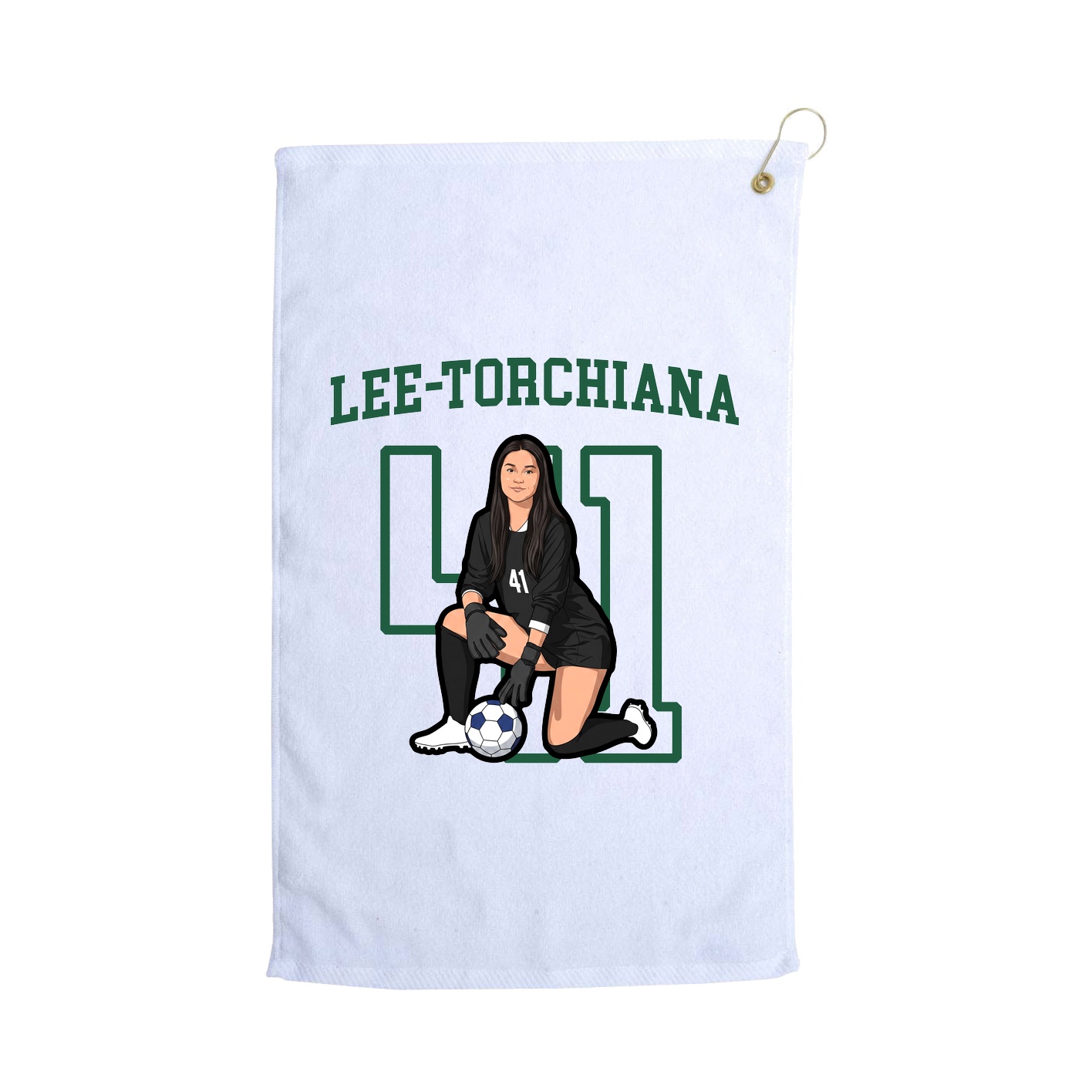 Golf Towel — Shirsey in White