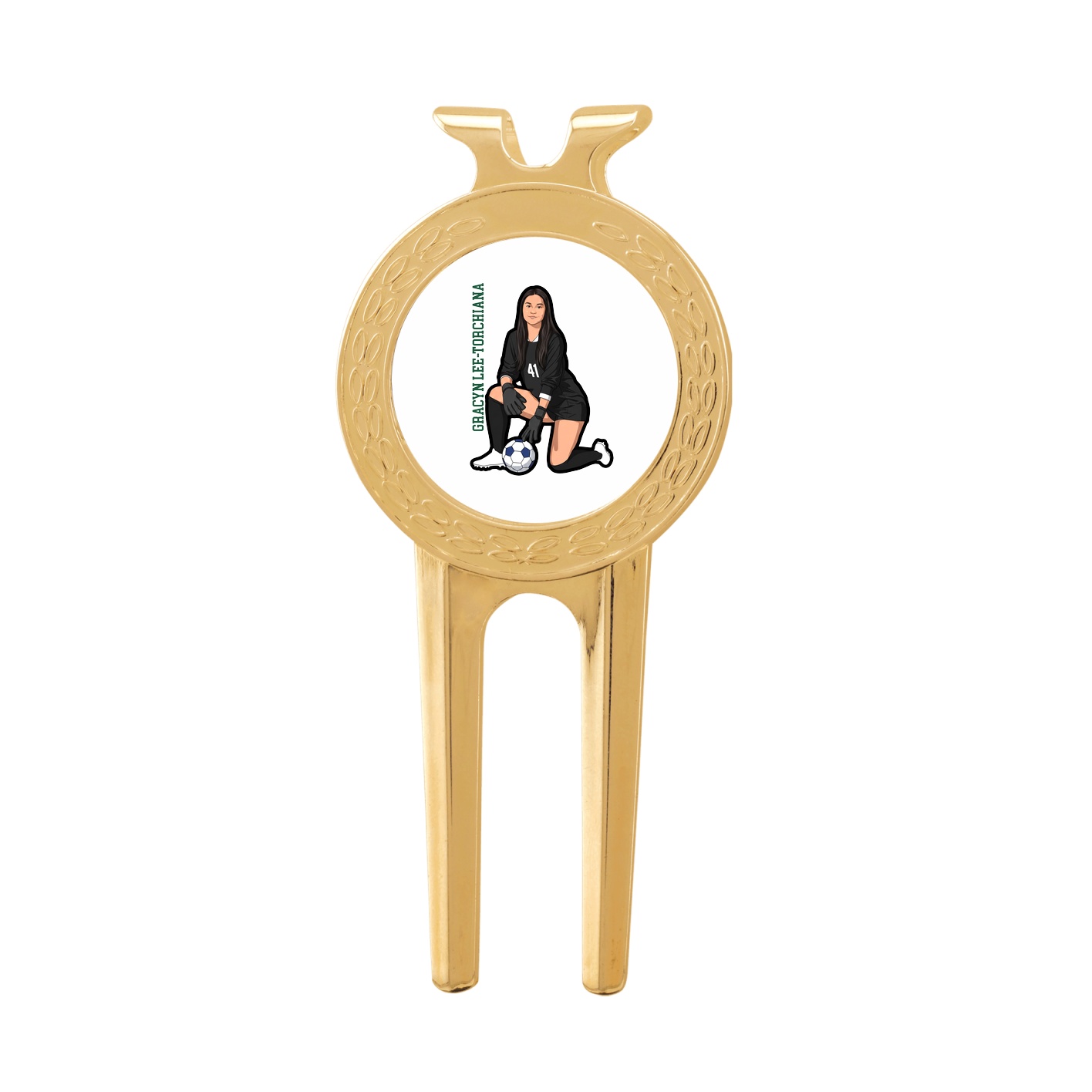 Divot Tool with Ball Marker — Name Vertical in Classic