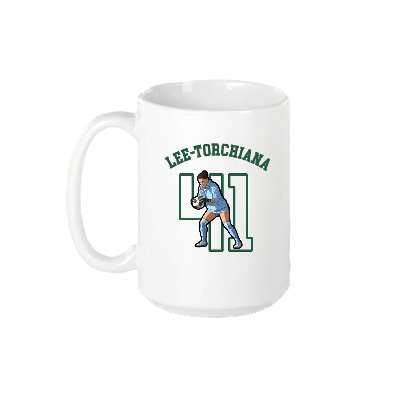 15oz Coffee Mug — Shirsey Arch in White