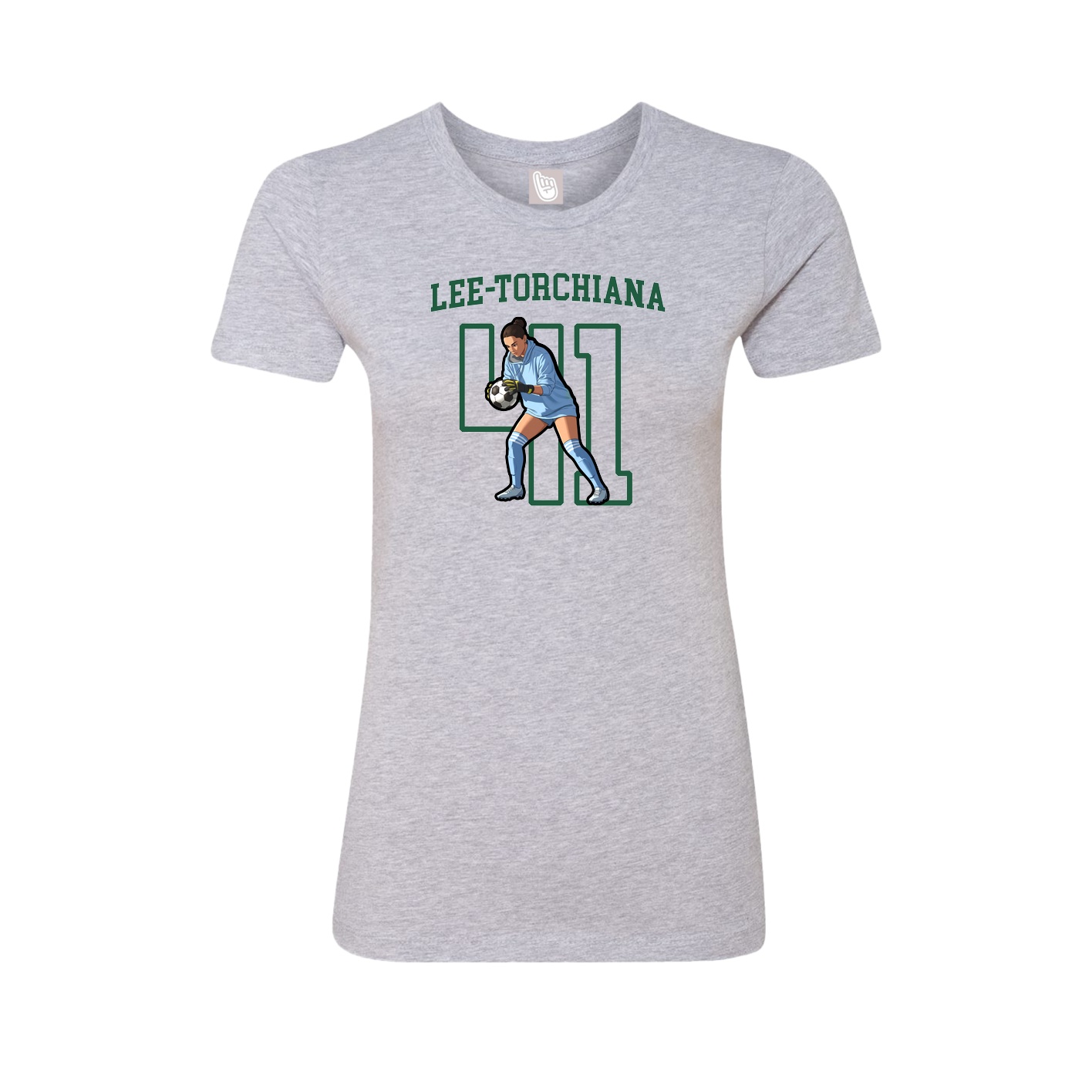 Fitted Women's Tee — Shirsey in Grey