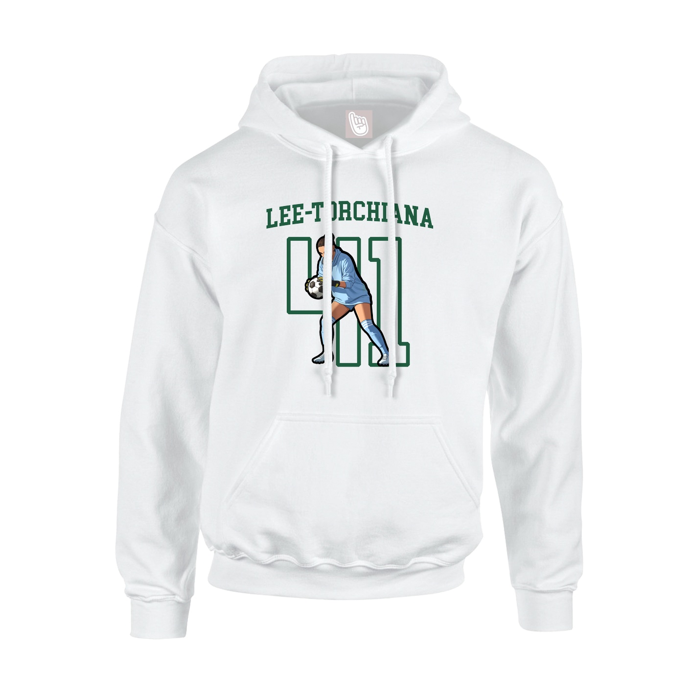 Hoodie — Shirsey in White