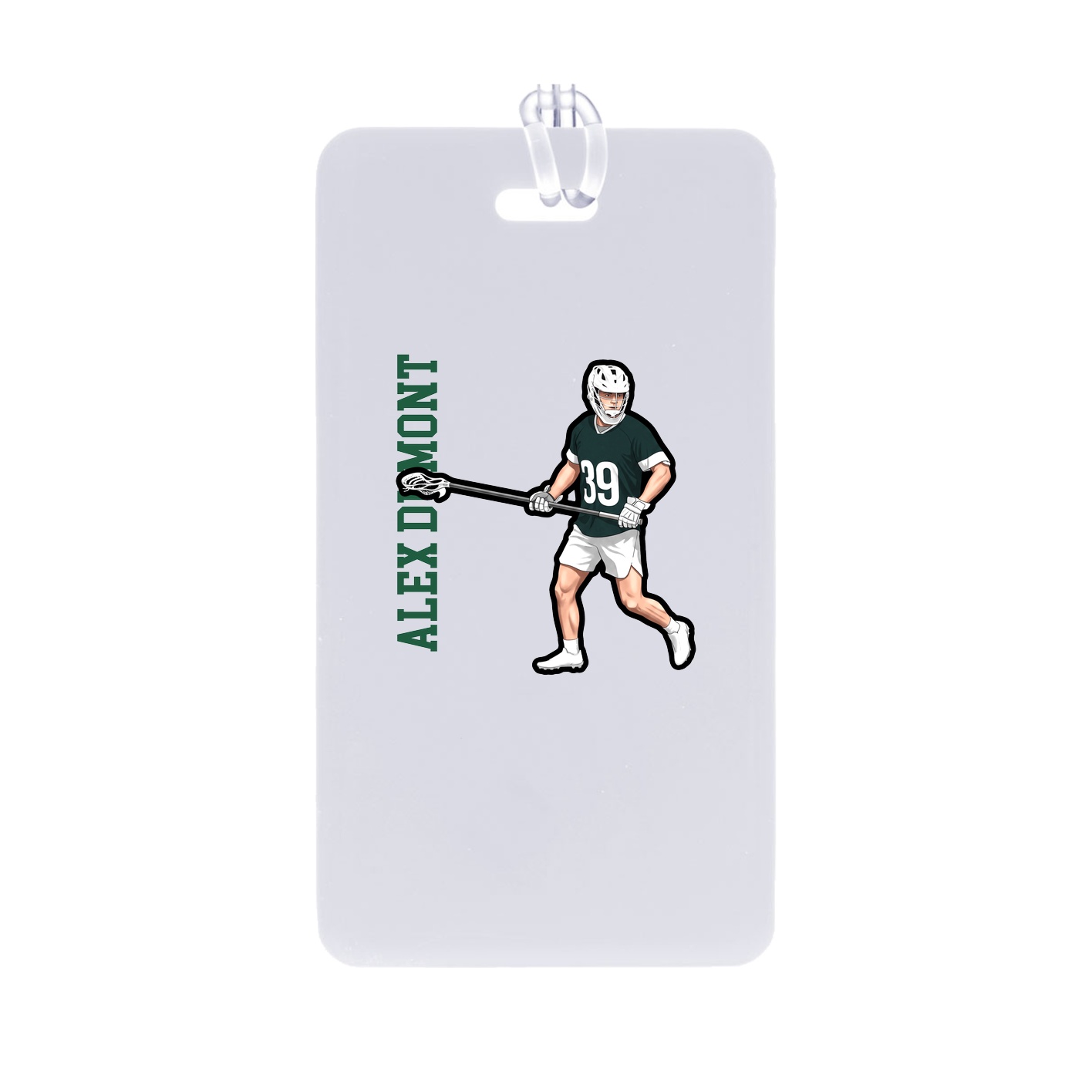 Bag Tag — Name Vertical in Classic