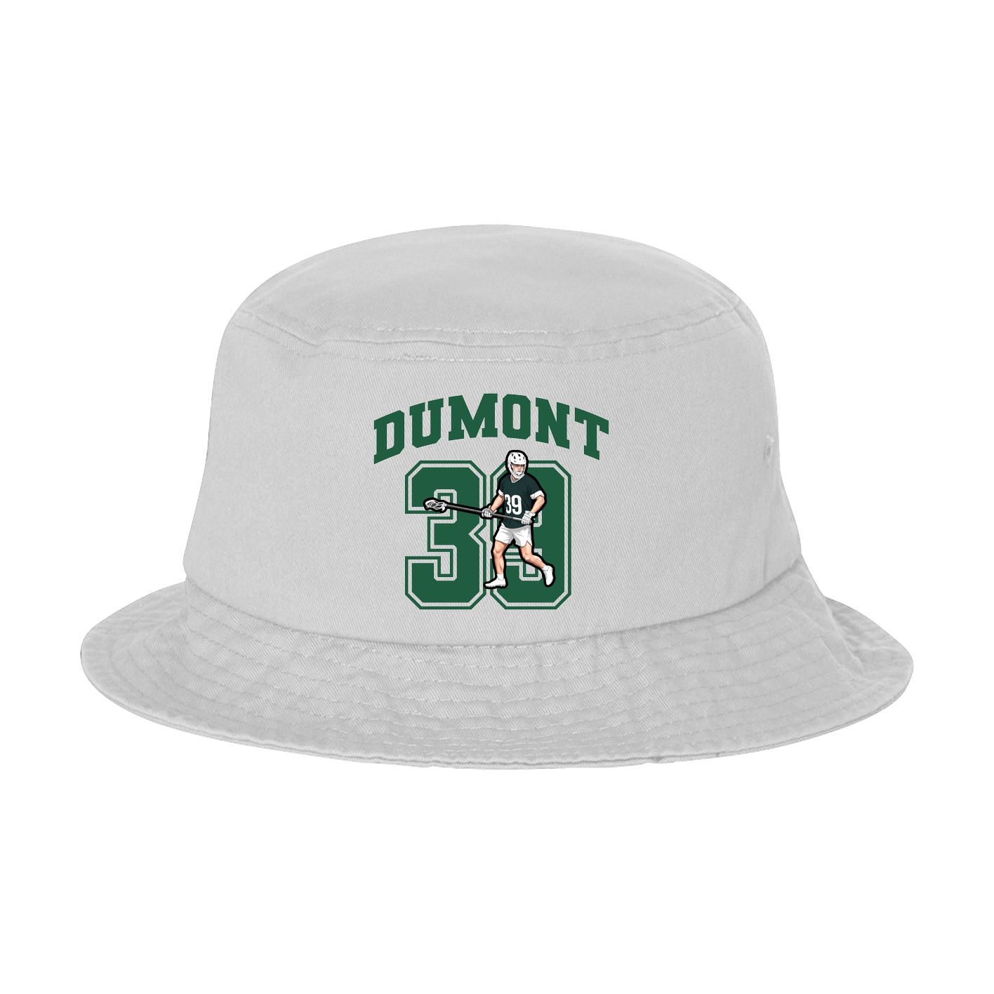 Bucket Cap — Number in White