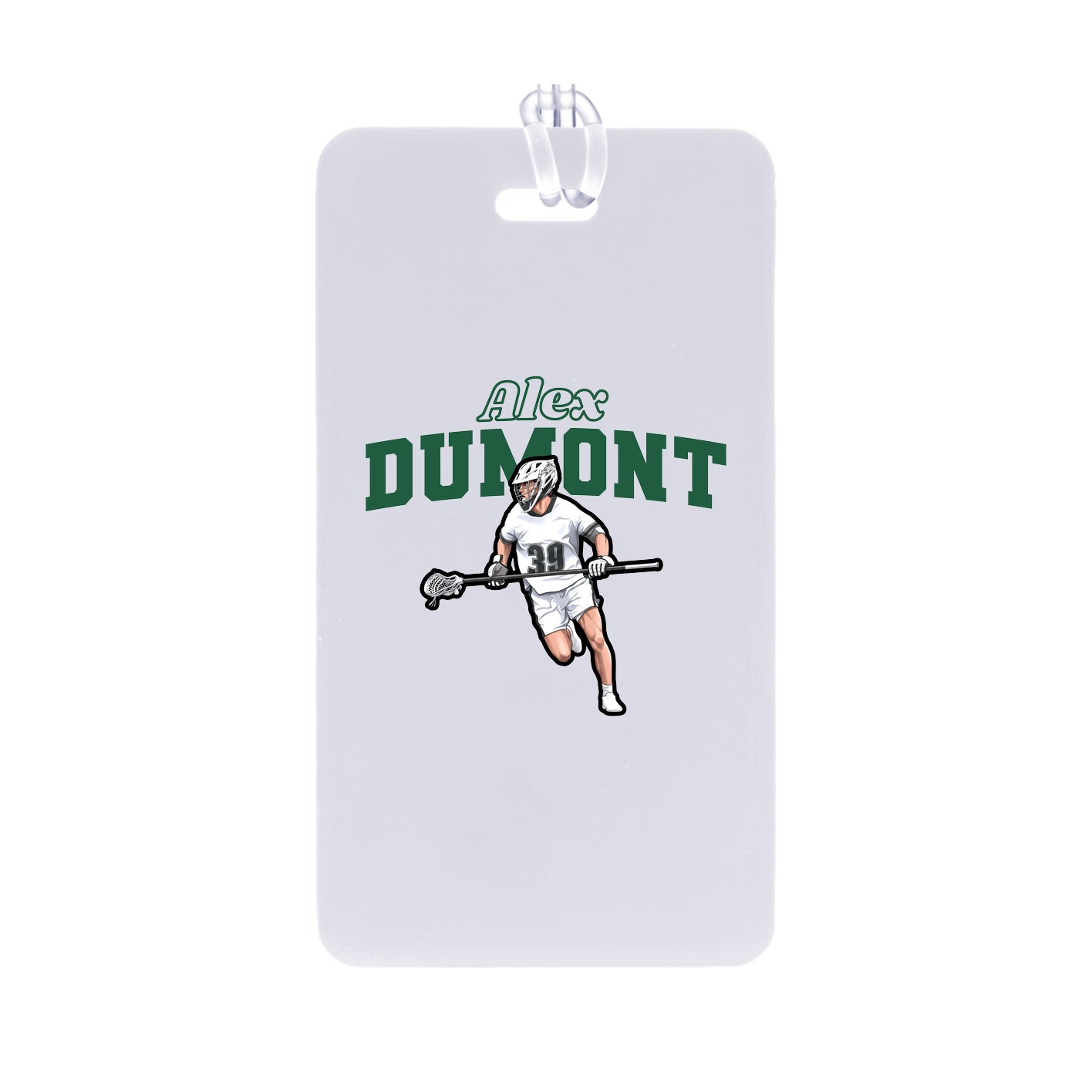 Bag Tag — Name Arch in Classic