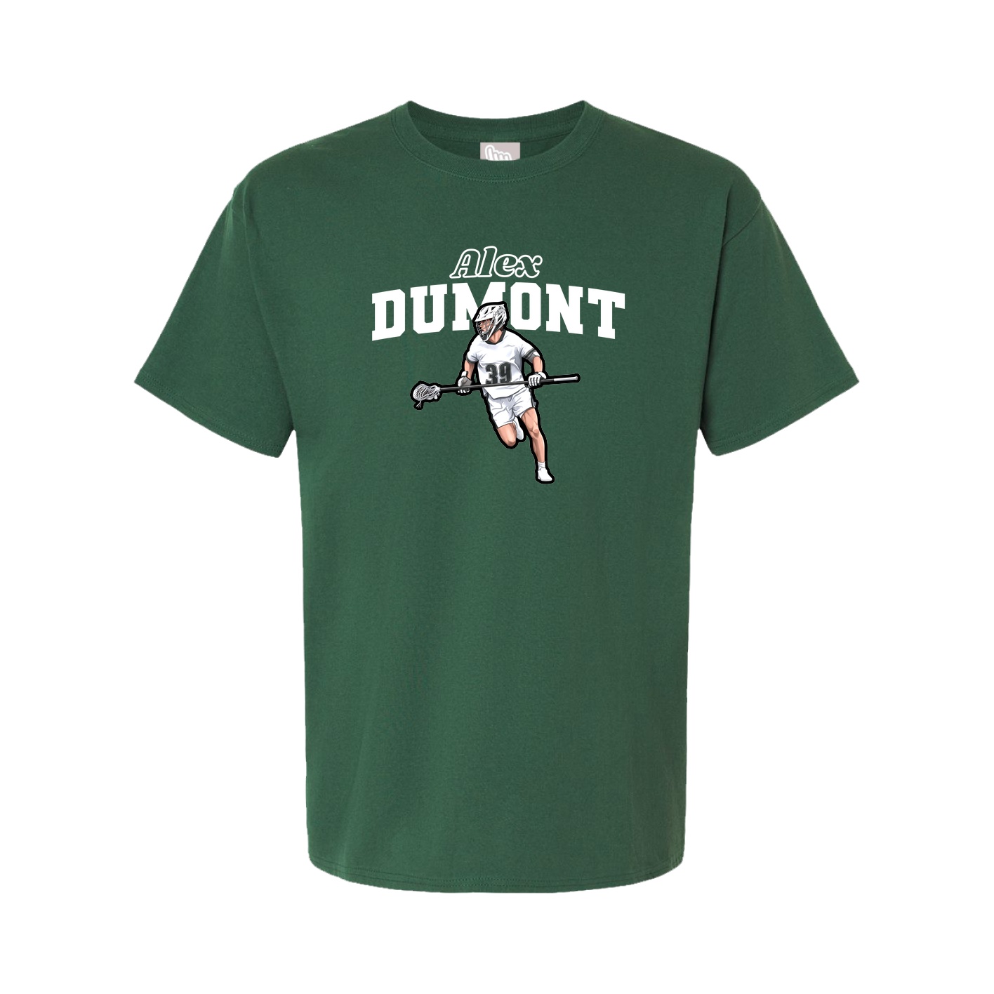Youth Tee — Name Arch in Green