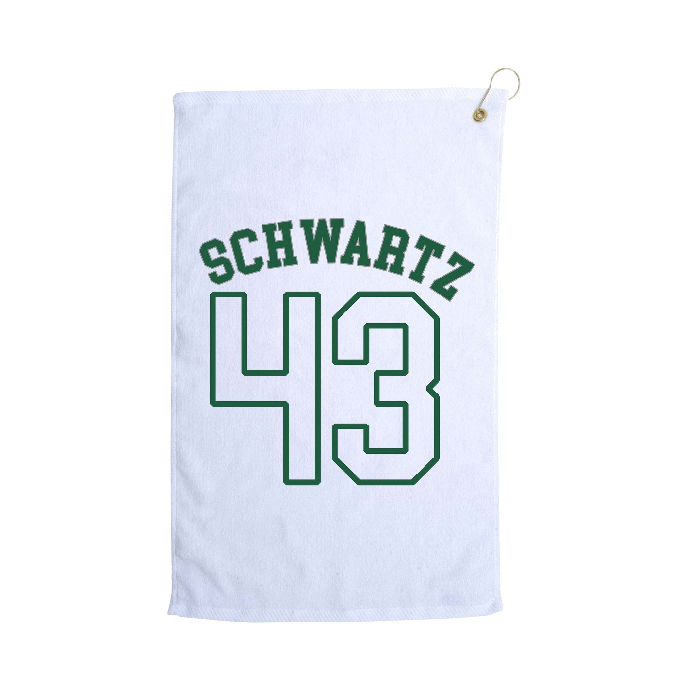 Golf Towel — Shirsey Arch in White