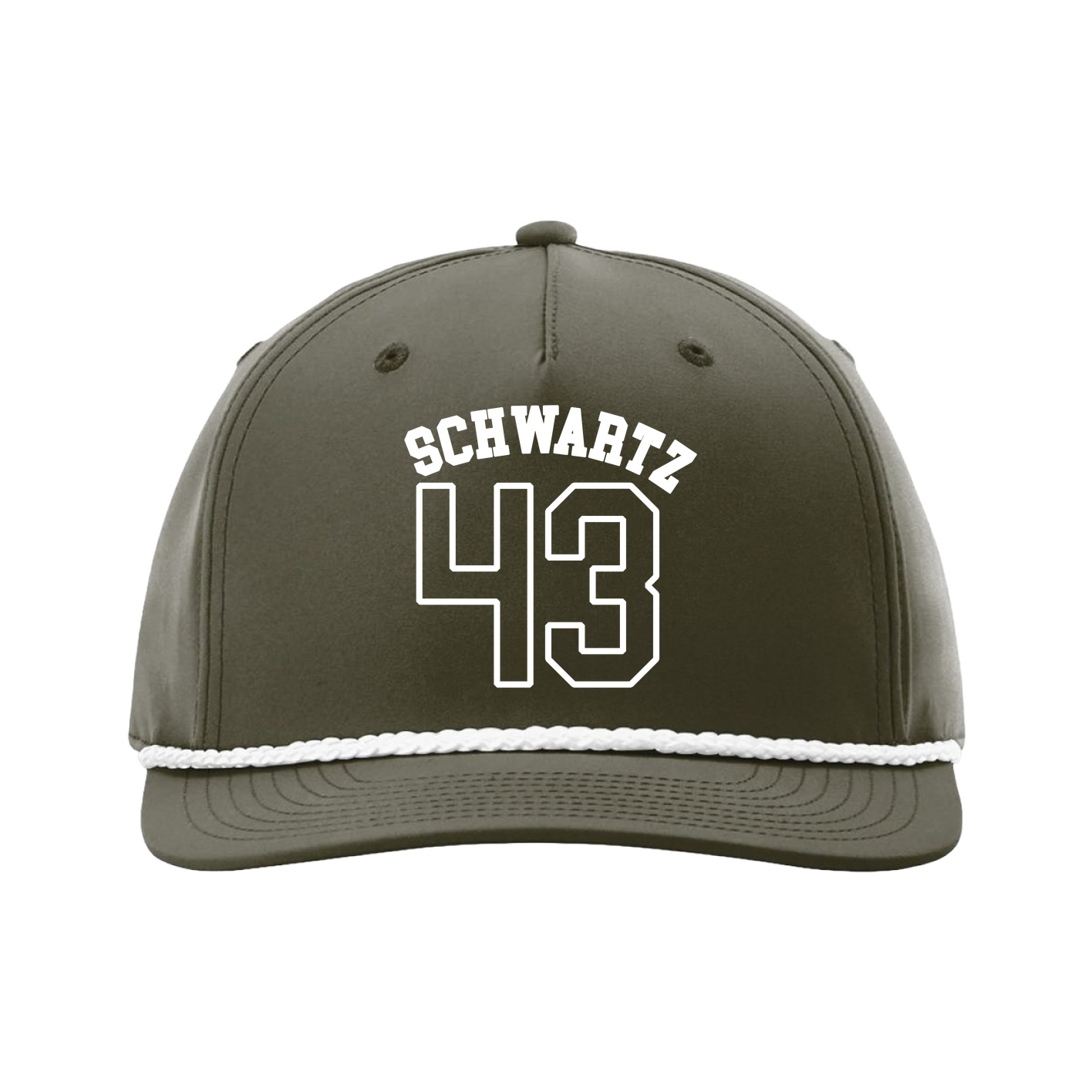 Five-Panel Classic Rope Cap — Shirsey Arch in Green
