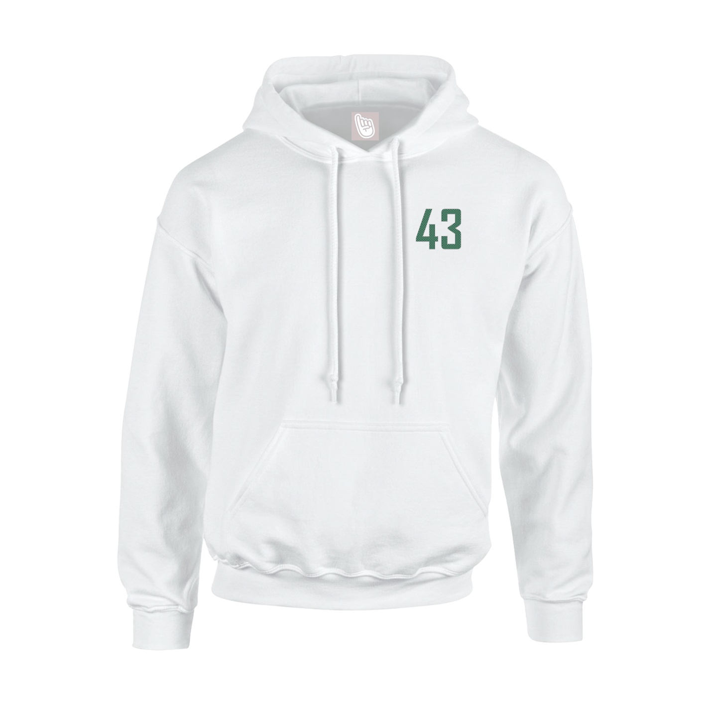 Youth Hoodie — Front Shirsy in White