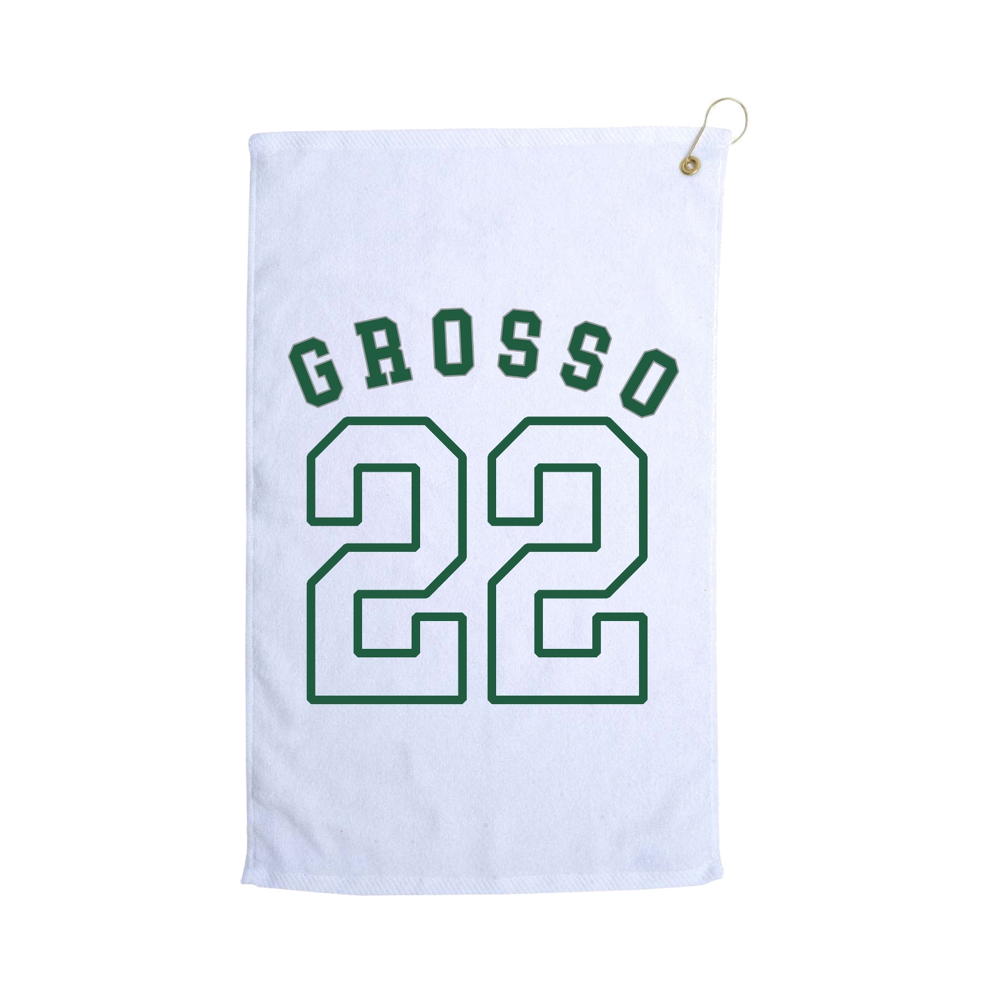 Golf Towel — Shirsey Arch in White