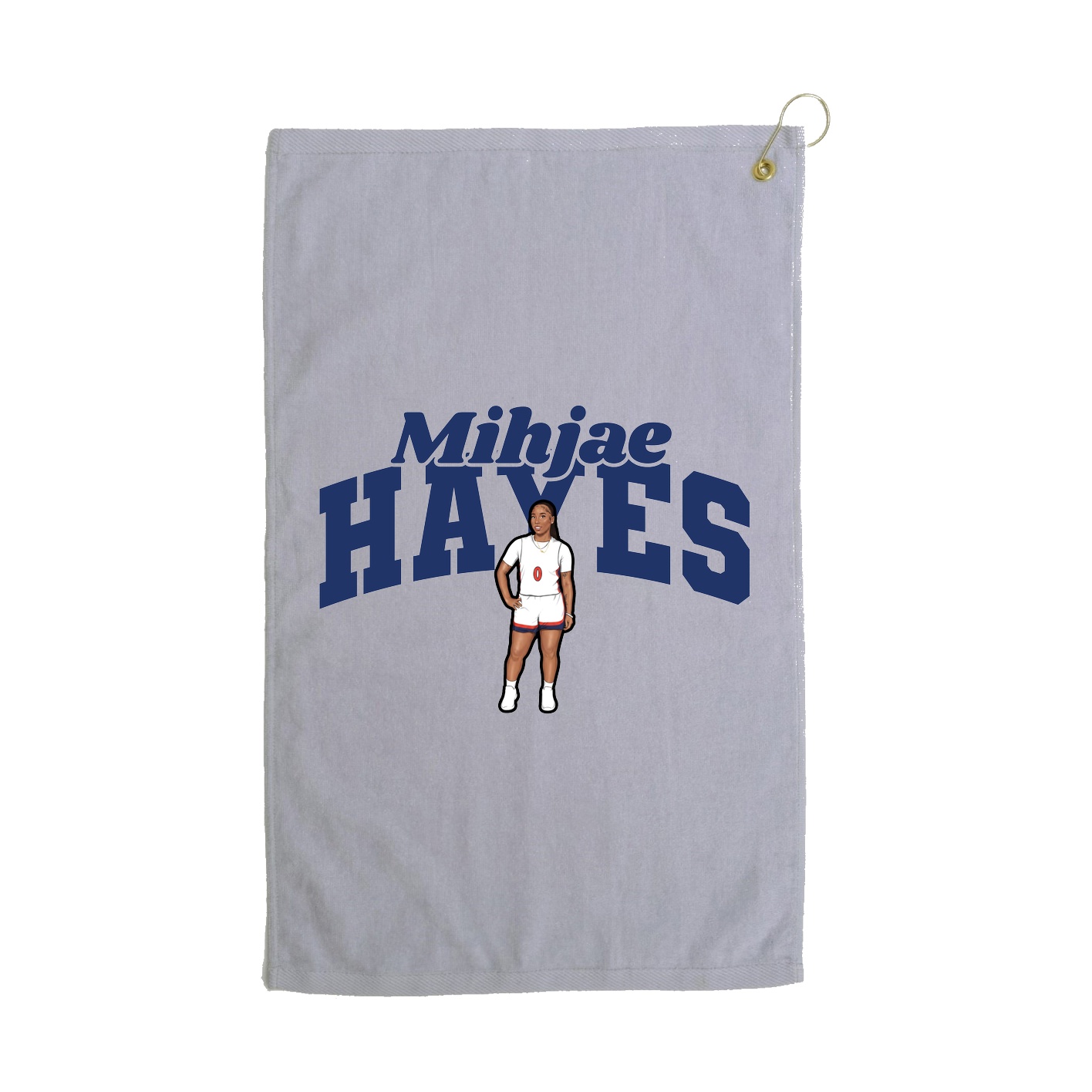 Golf Towel — Signature Arch in Grey