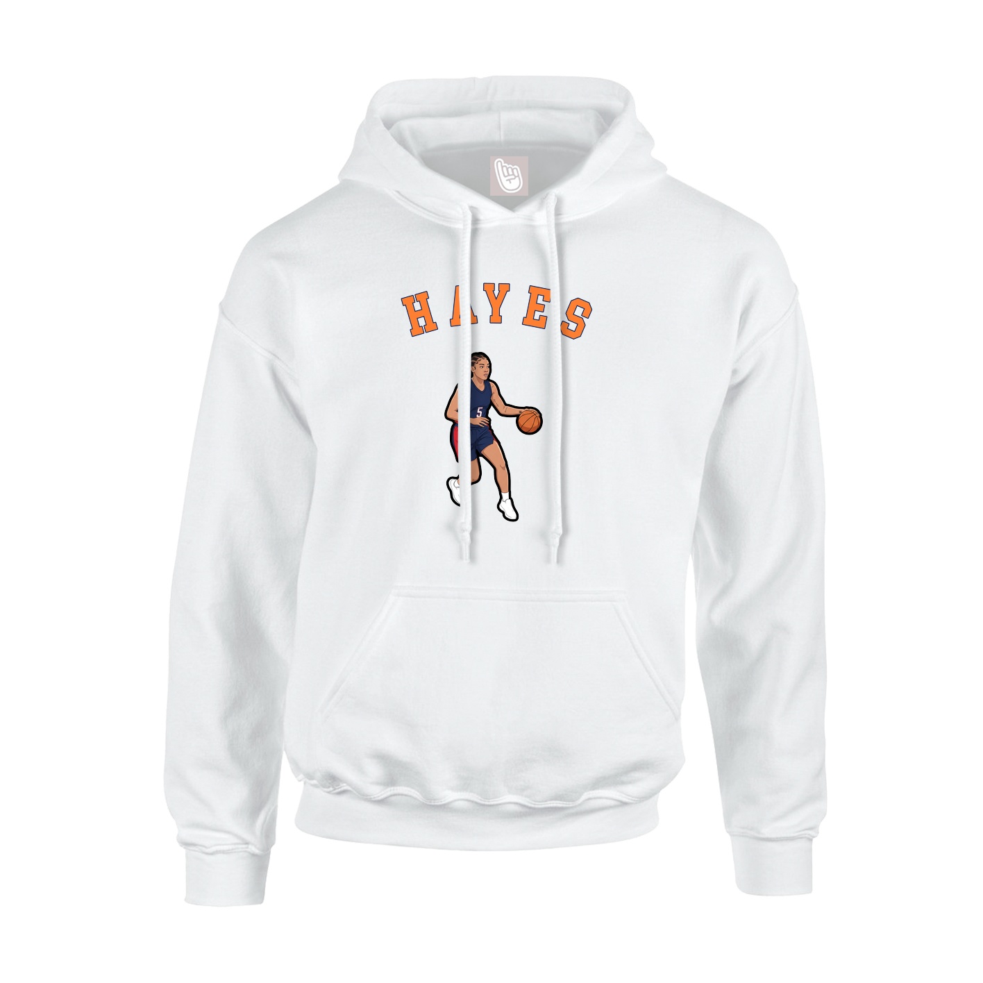 Hoodie — Shirsey Arch in White