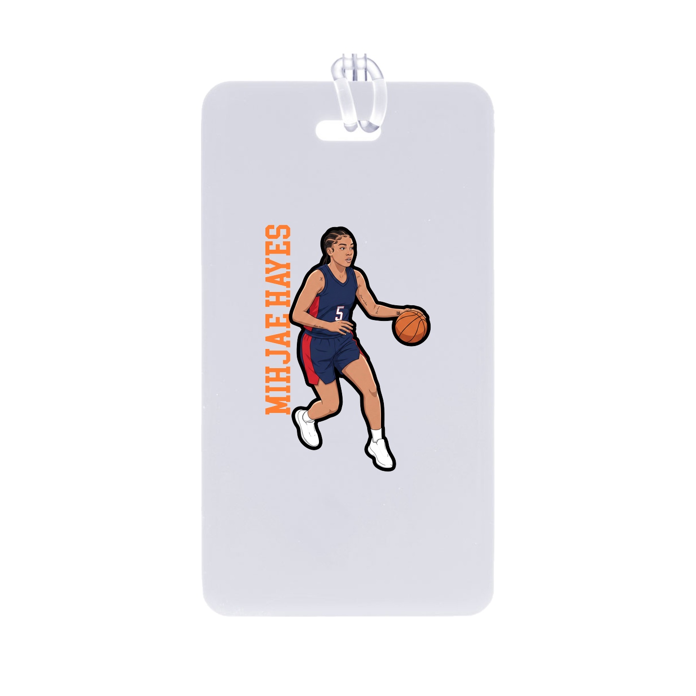 Bag Tag — Name Vertical in Classic