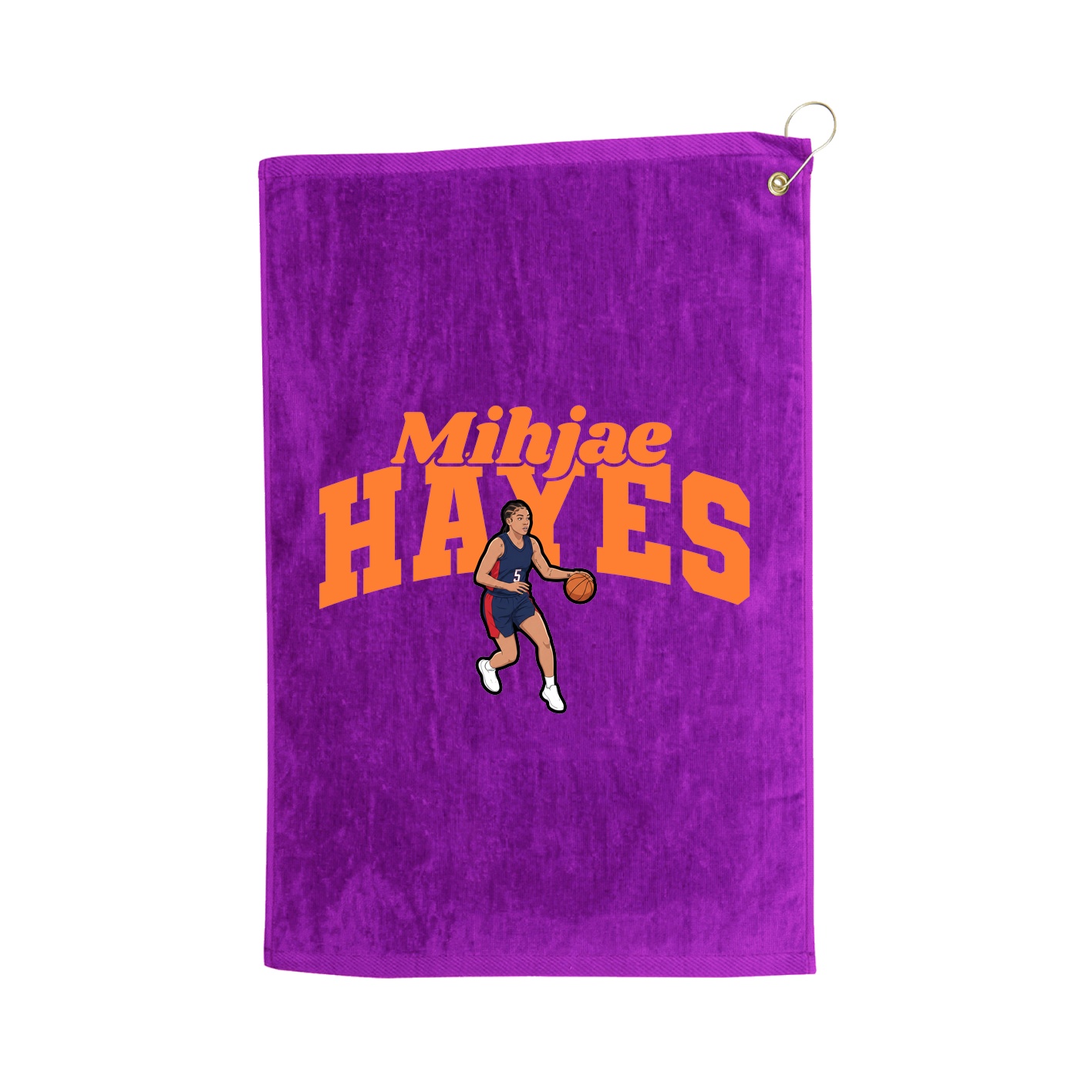 Golf Towel — Signature Arch in Purple