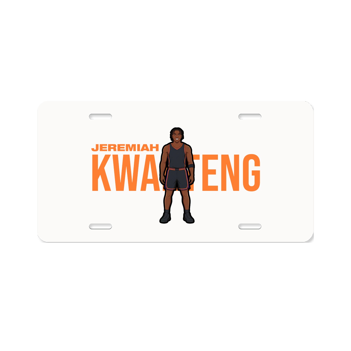 License Plate — Player Name in Classic