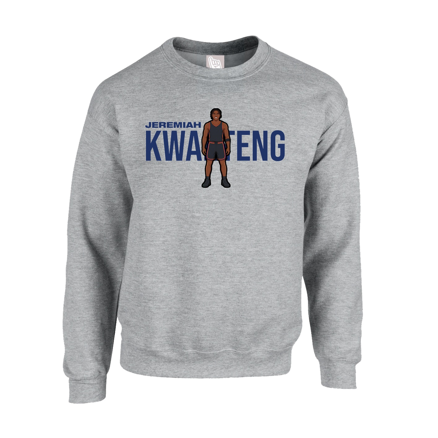 Fleece Crew — Player Name in Grey