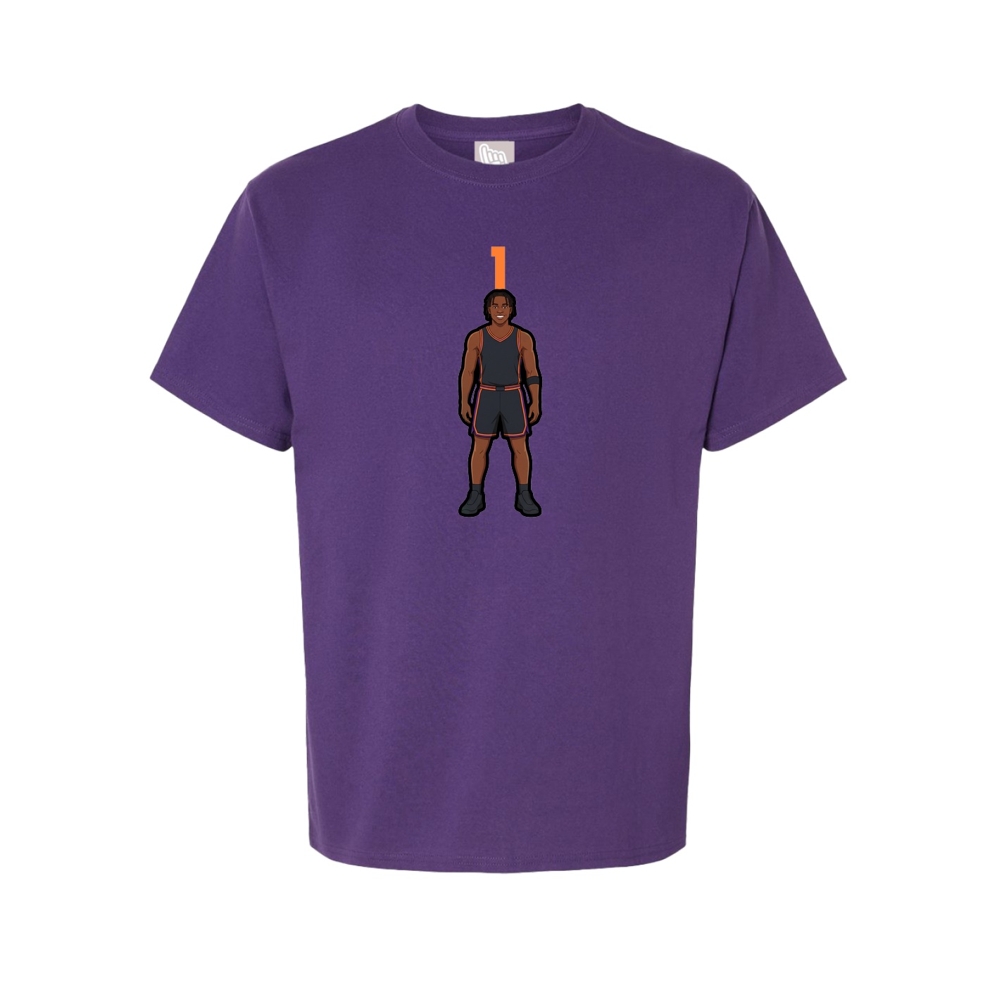 Tee — Number Top in Purple