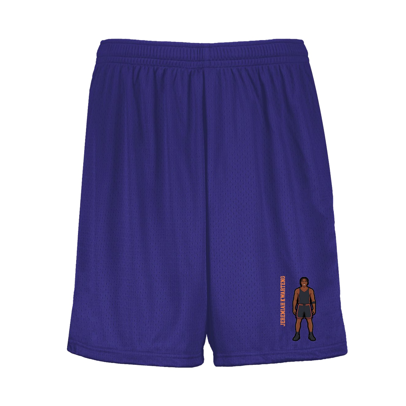 Shorts — Name Vertical in Purple