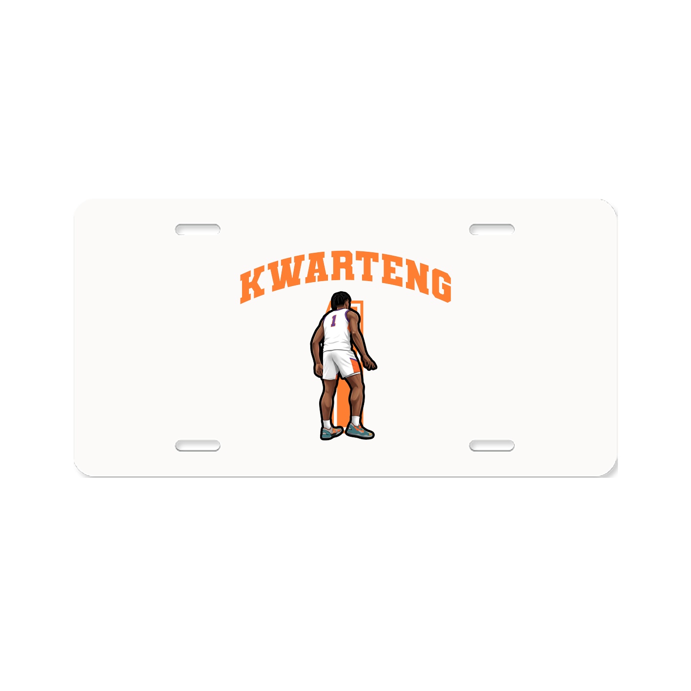 License Plate — Number in Classic
