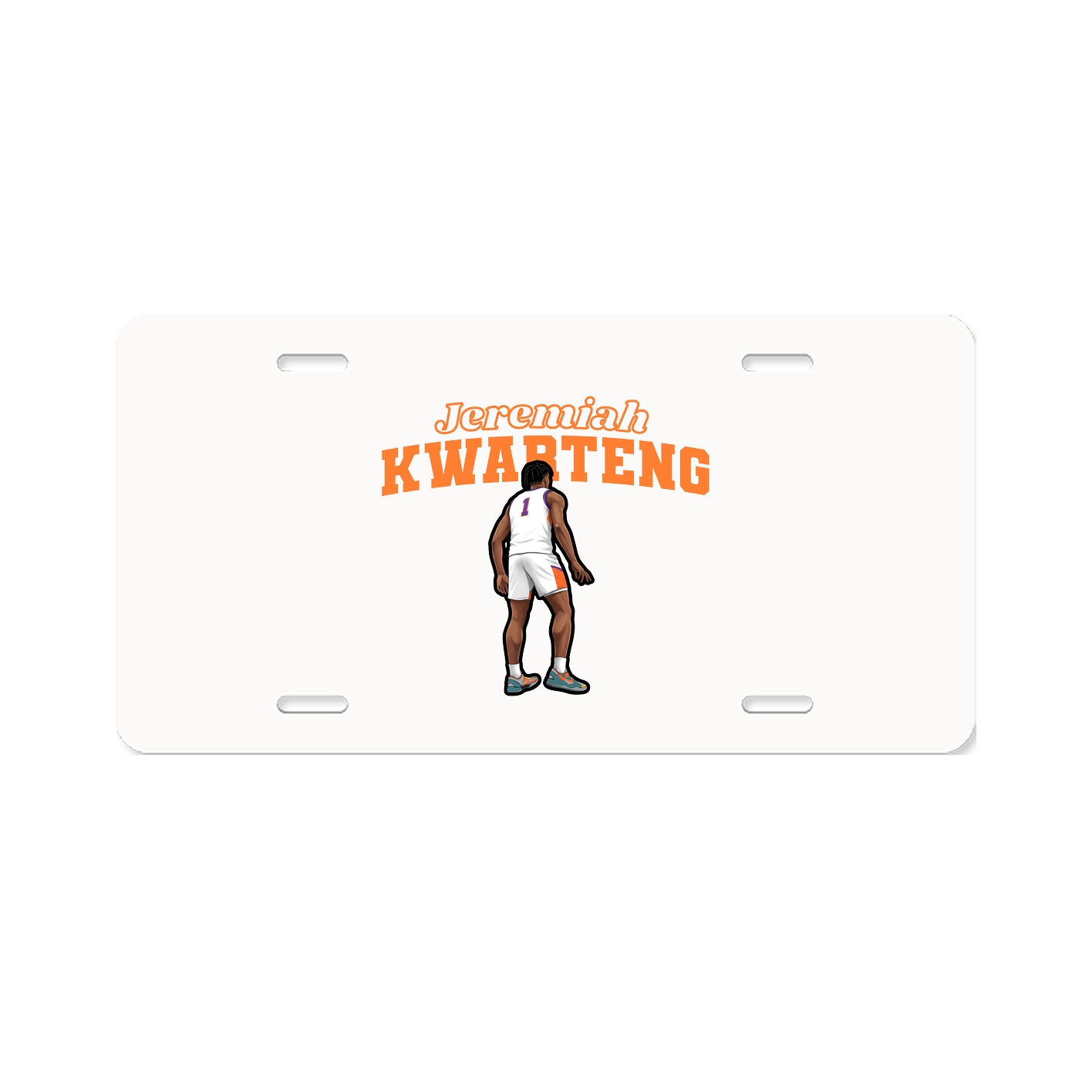 License Plate — Name Arch in Classic
